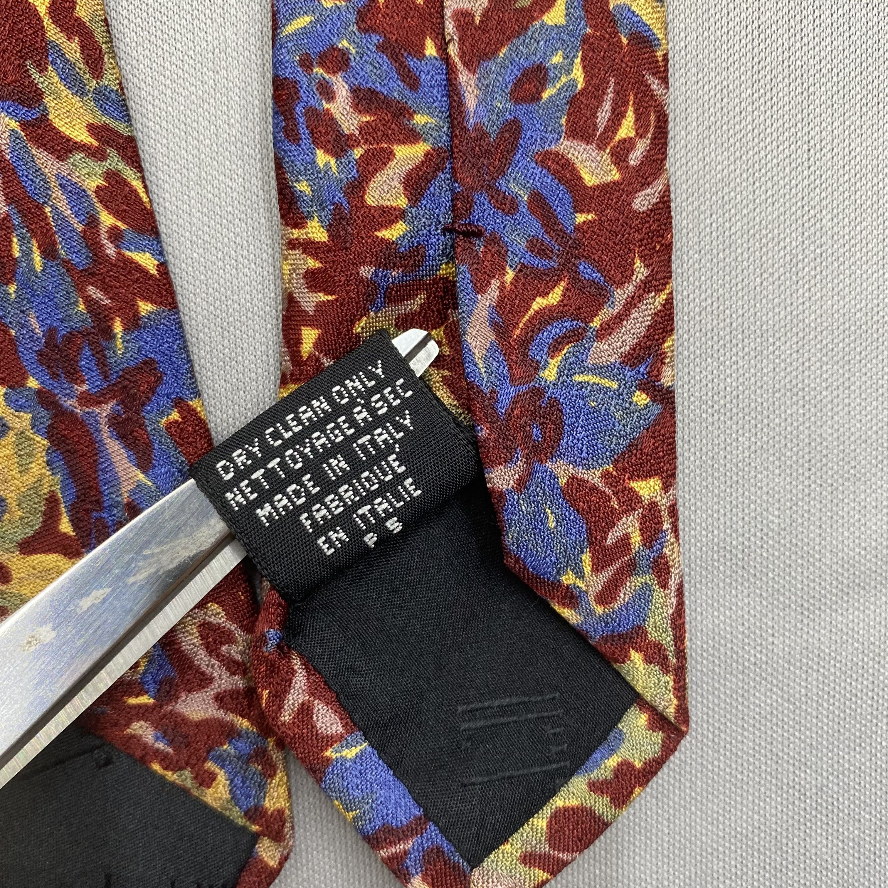 Alfred Dunhill Vintage Alfred Dunhill SILK Necktie Cravate Pure Silk Size ONE SIZE - 8 Thumbnail