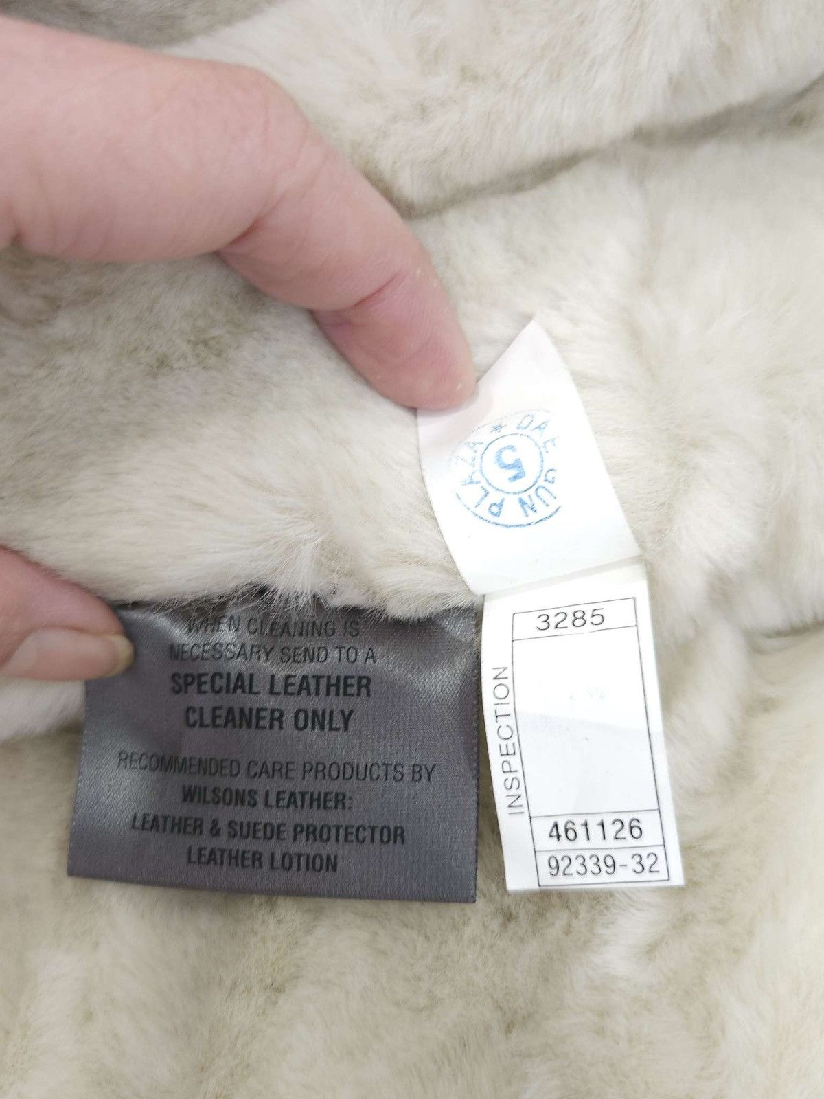 Vintage × Wilsons Leather Genuine Leather Oversized Hooded Coat & Faux Fur By Wilsons. Size L / US 10 / IT 46 - 19 Thumbnail