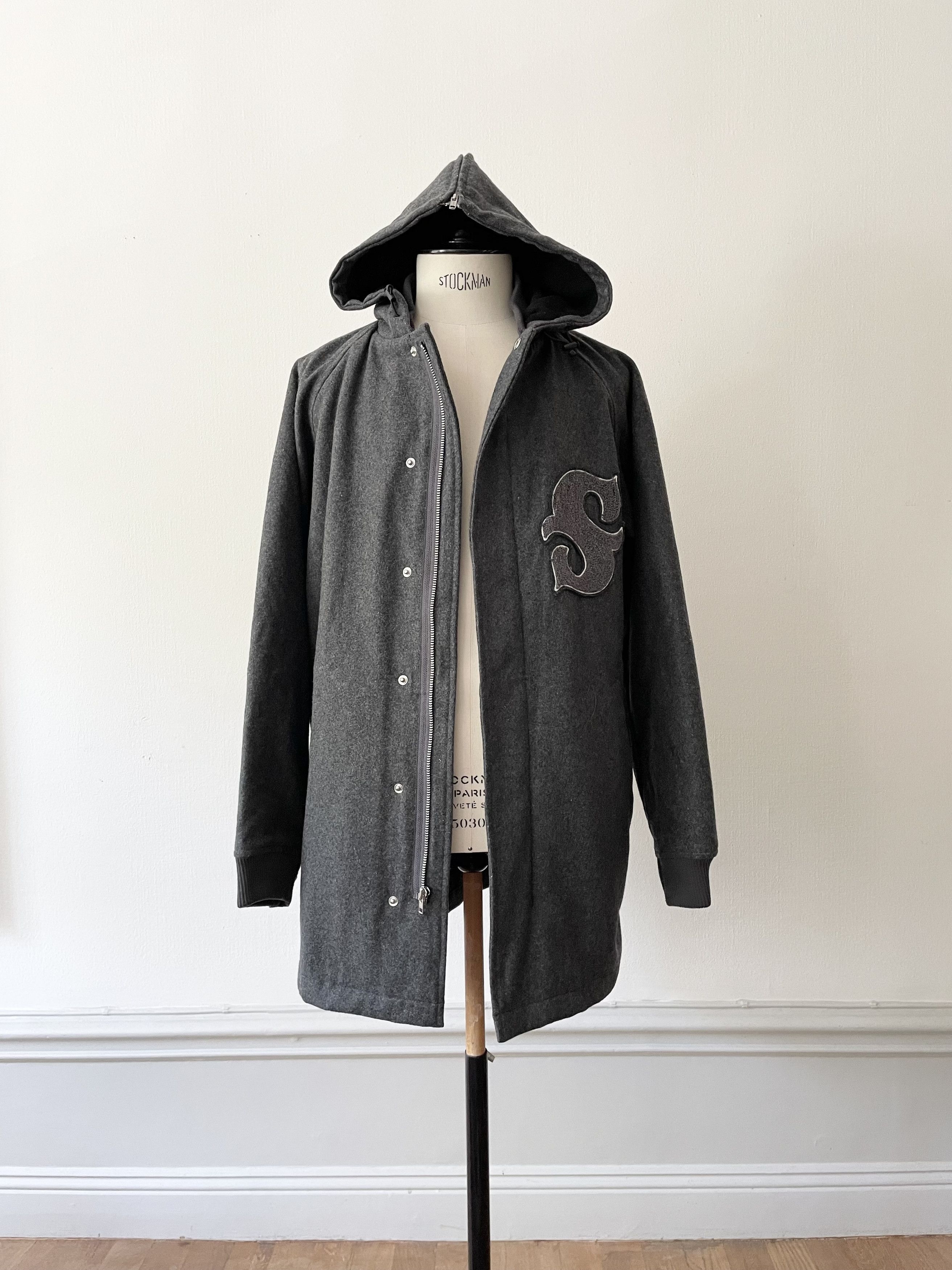 Stussy RARE! 90s Stussy Wool Parka - Large Size US L / EU 52-54 / 3 - 4 Thumbnail