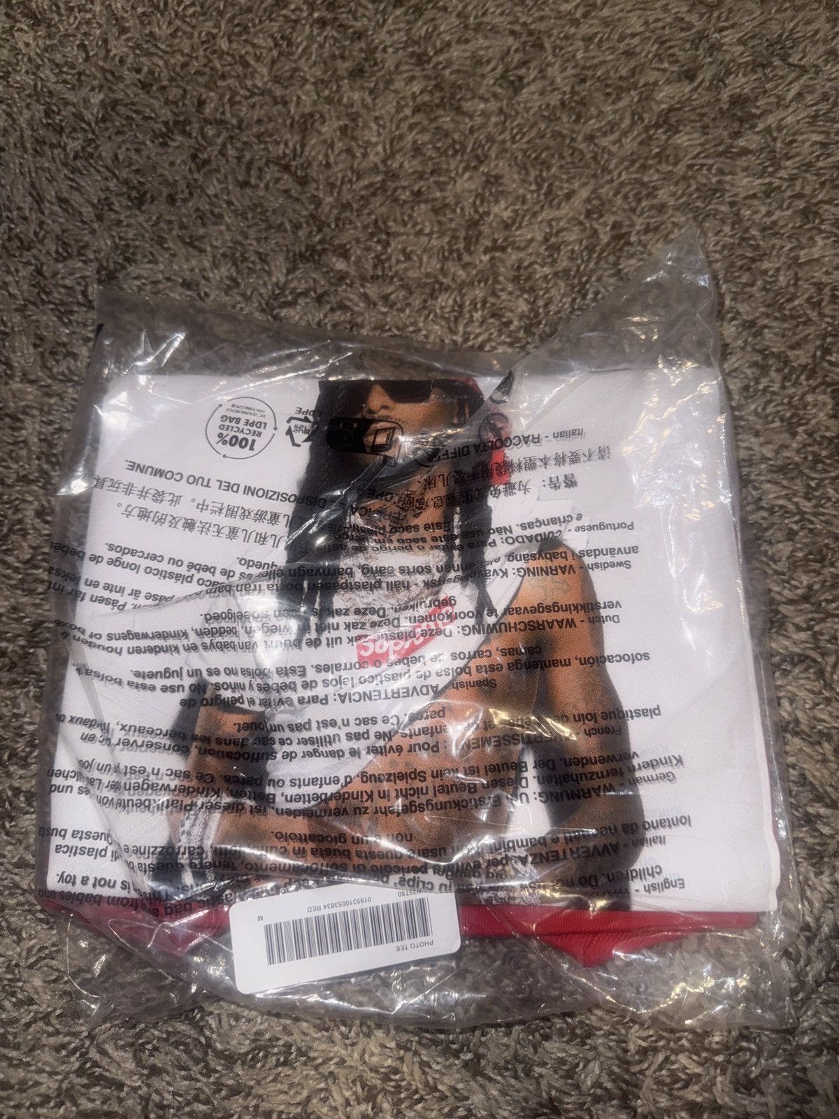 Supreme Red Supreme Playboi Carti T shirt unopened Size US M / EU 48-50 / 2 - 1 Thumbnail