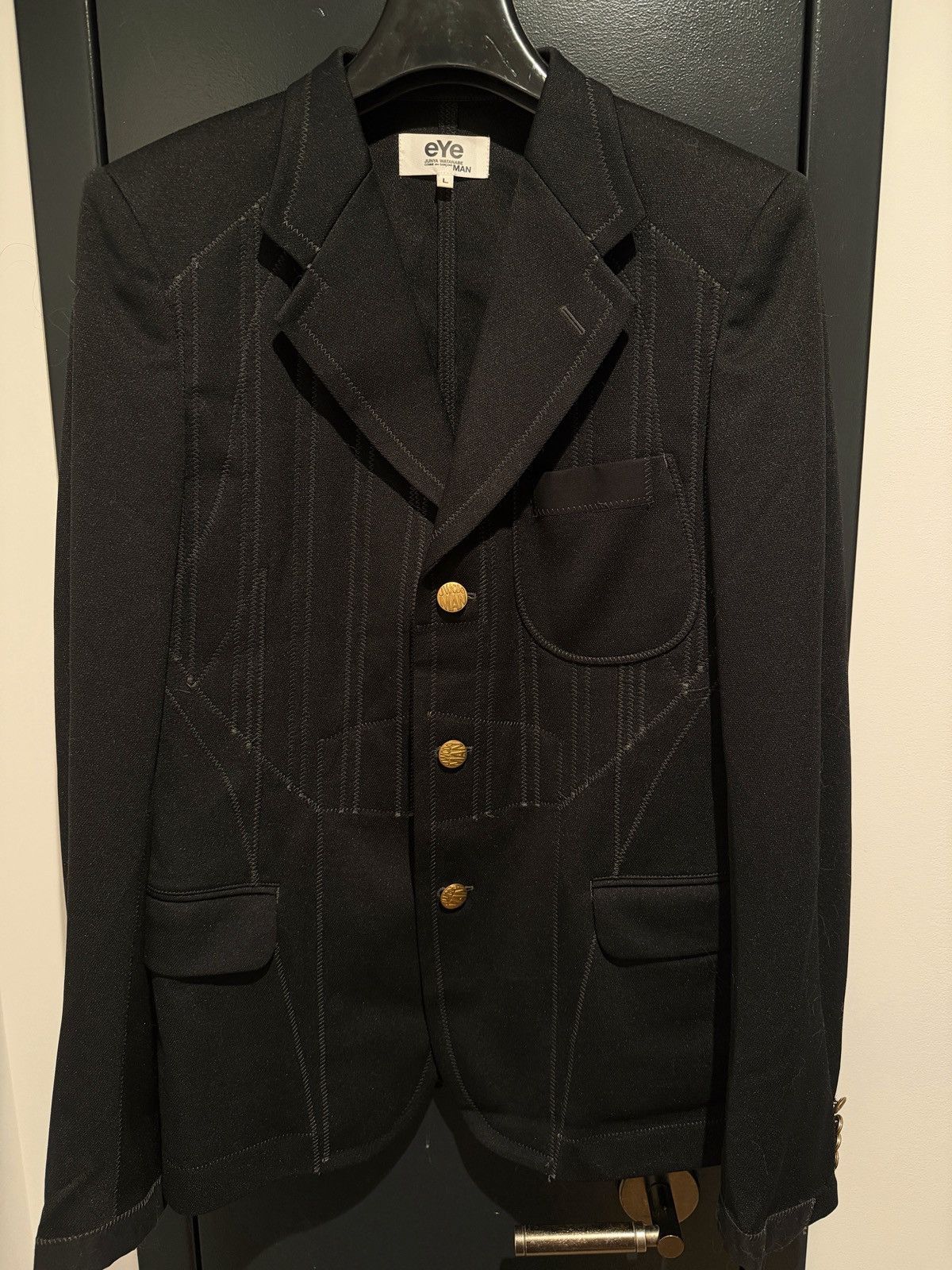 Comme des Garcons eYe COMME des GARCONS JUNYAWATANABE MAN tailored jacket Size US L / EU 52-54 / 3 - 1 Thumbnail