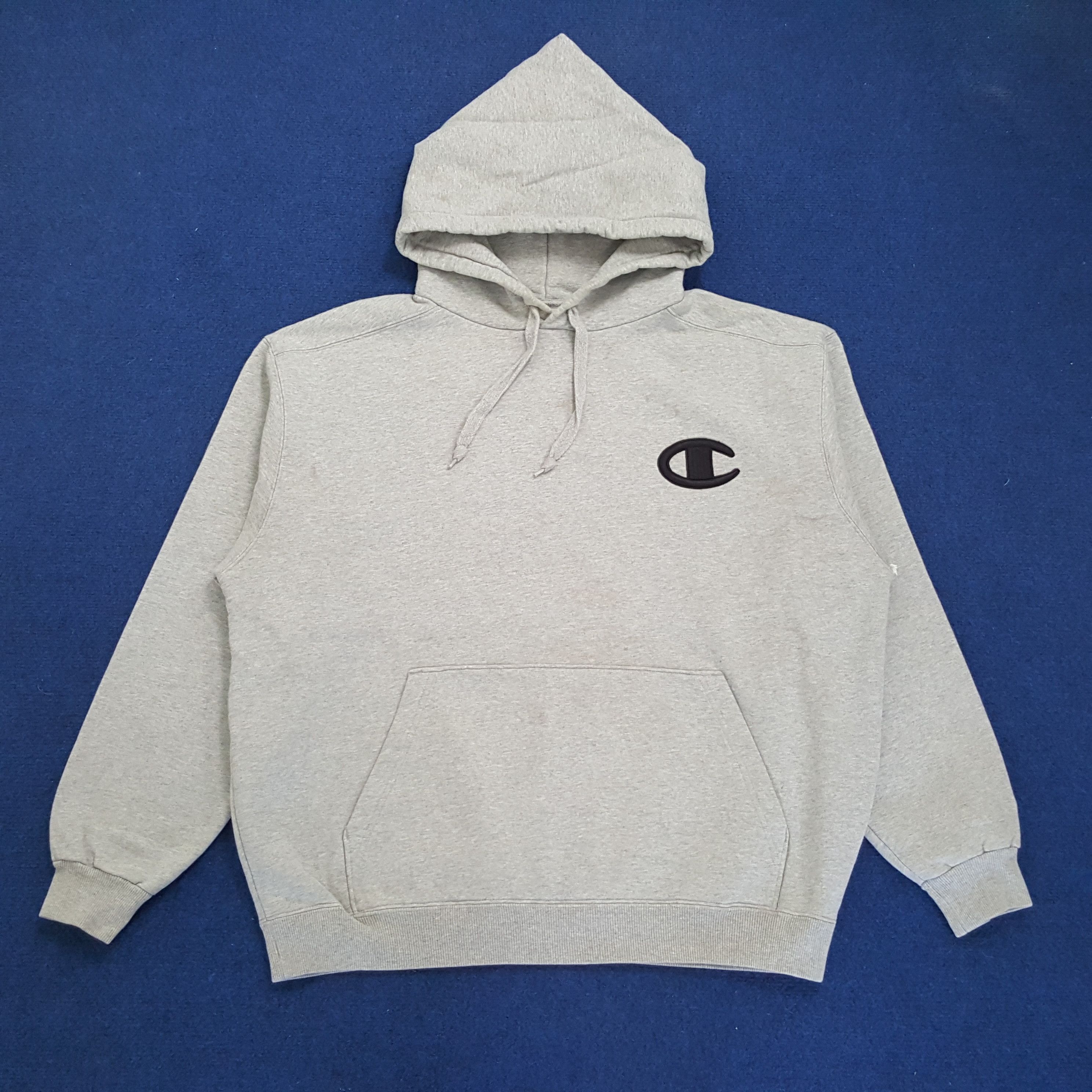 Champion × Vintage Vintage Champion Embroidered Logo Plain Hoodies Size US XXL / EU 58 / 5 - 1 Thumbnail