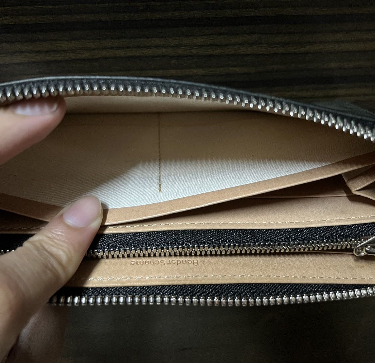 Hender Scheme Long Wallet Vegetable Tanned Leather Japanese Craft Size ONE SIZE - 8 Thumbnail