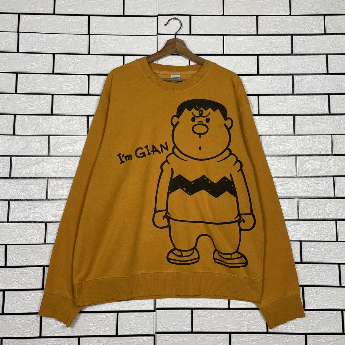 Japanese Brand Doreamon Gian Big Print Sweatshirt Size US L / EU 52-54 / 3 - 1 Thumbnail