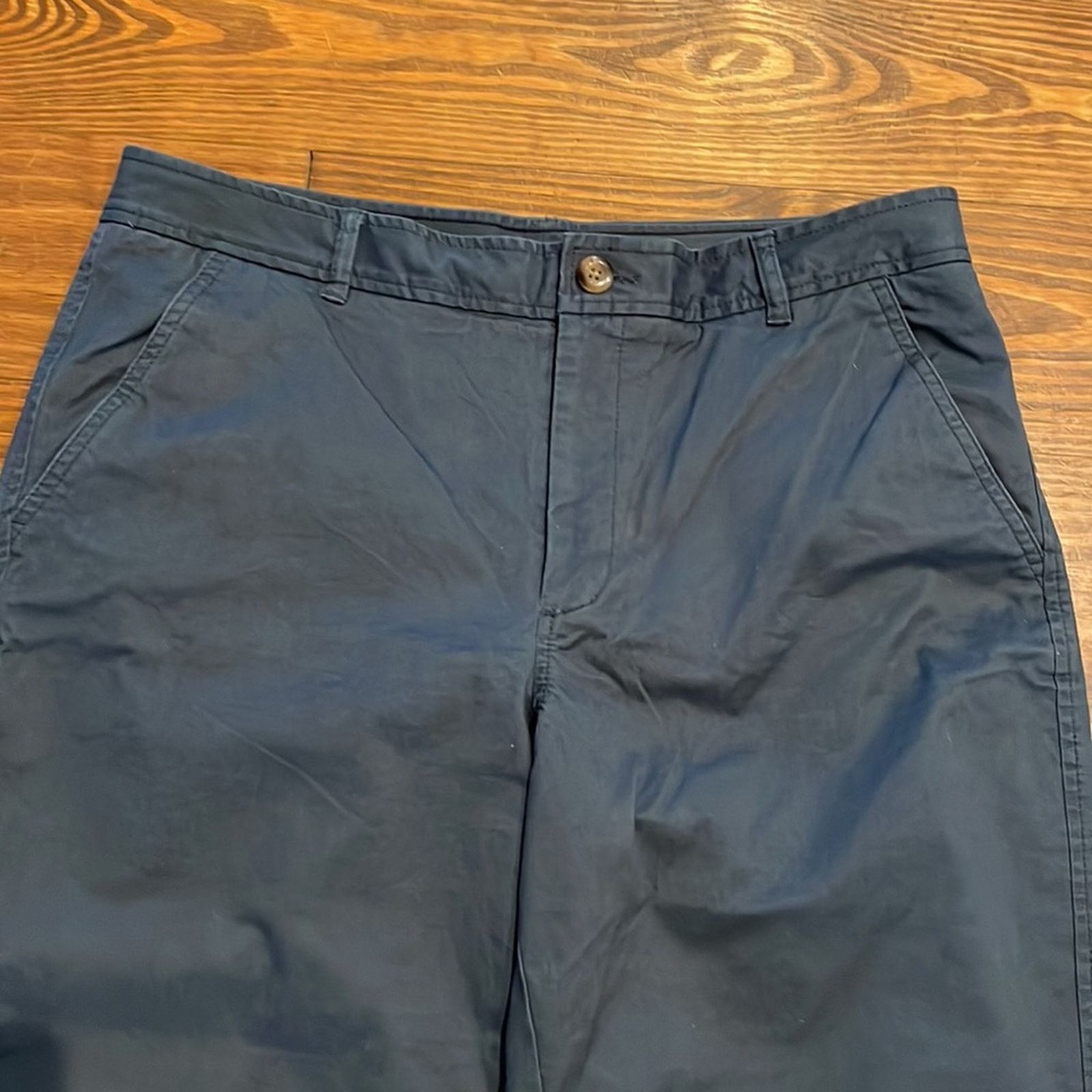 L.L. Bean LL Bean, Favorite Fit Navy Chino Pant,size 10 Size 32" / US 10 / IT 46 - 2 Thumbnail
