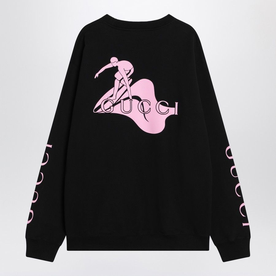 Gucci o1d2blof0325 Cotton Sweatshirt in Black Size US XL / EU 56 / 4 - 2 Thumbnail
