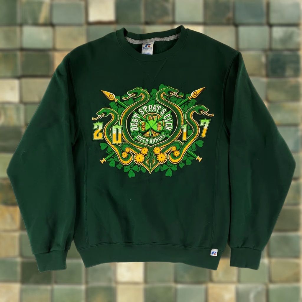 Russell Athletic UMR Missouri Rolla 109th St Patricks Day Sweatshirt 2017 Green Mens S Russell Athletic Pullover Sweatshirt Green Mens S Size US S / EU 44-46 / 1 - 1 Thumbnail