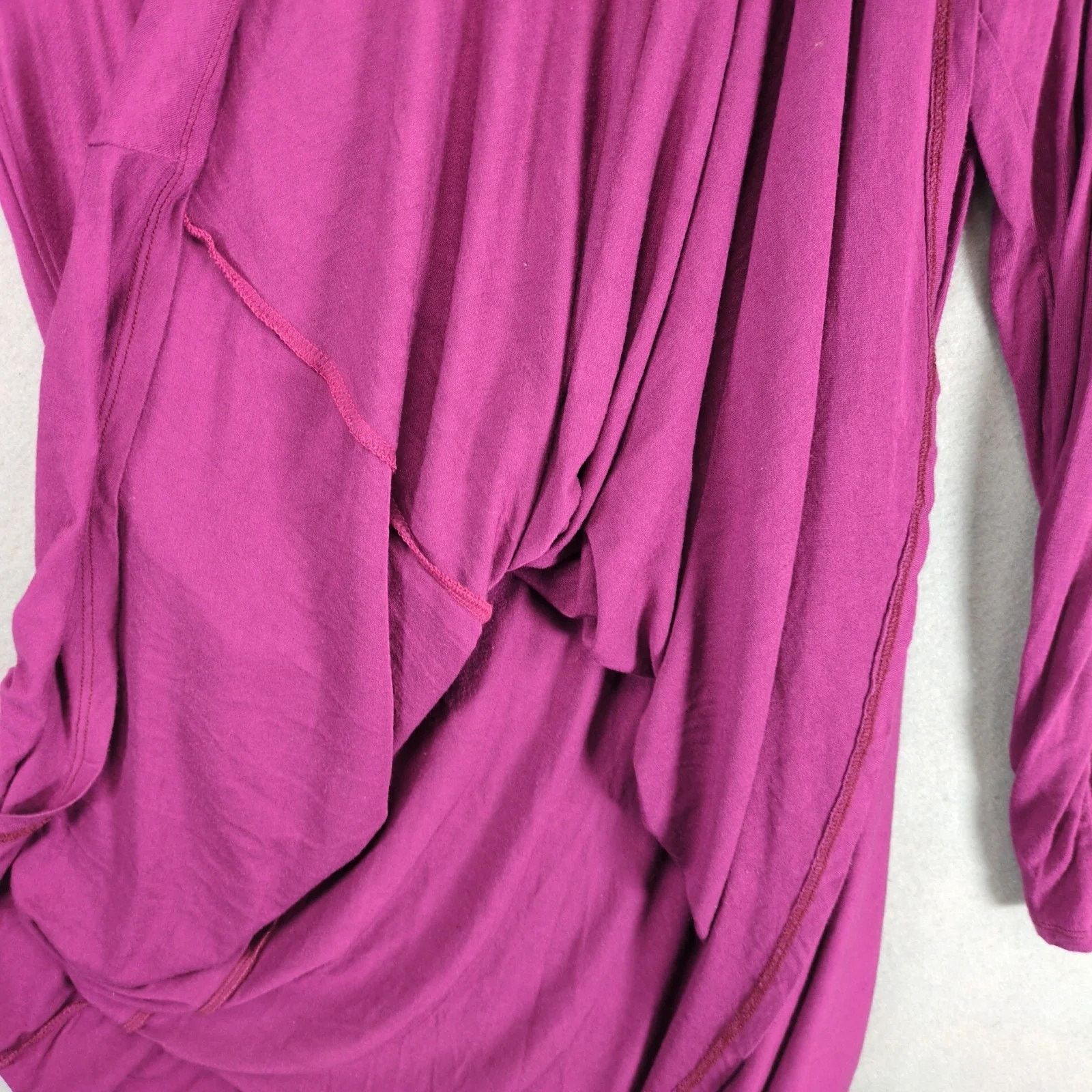Other Reborn J Fuchsia Midi Swing Dress Plus Size 3XL Buttery Soft Size 3XL / US 20-22 - 8 Thumbnail