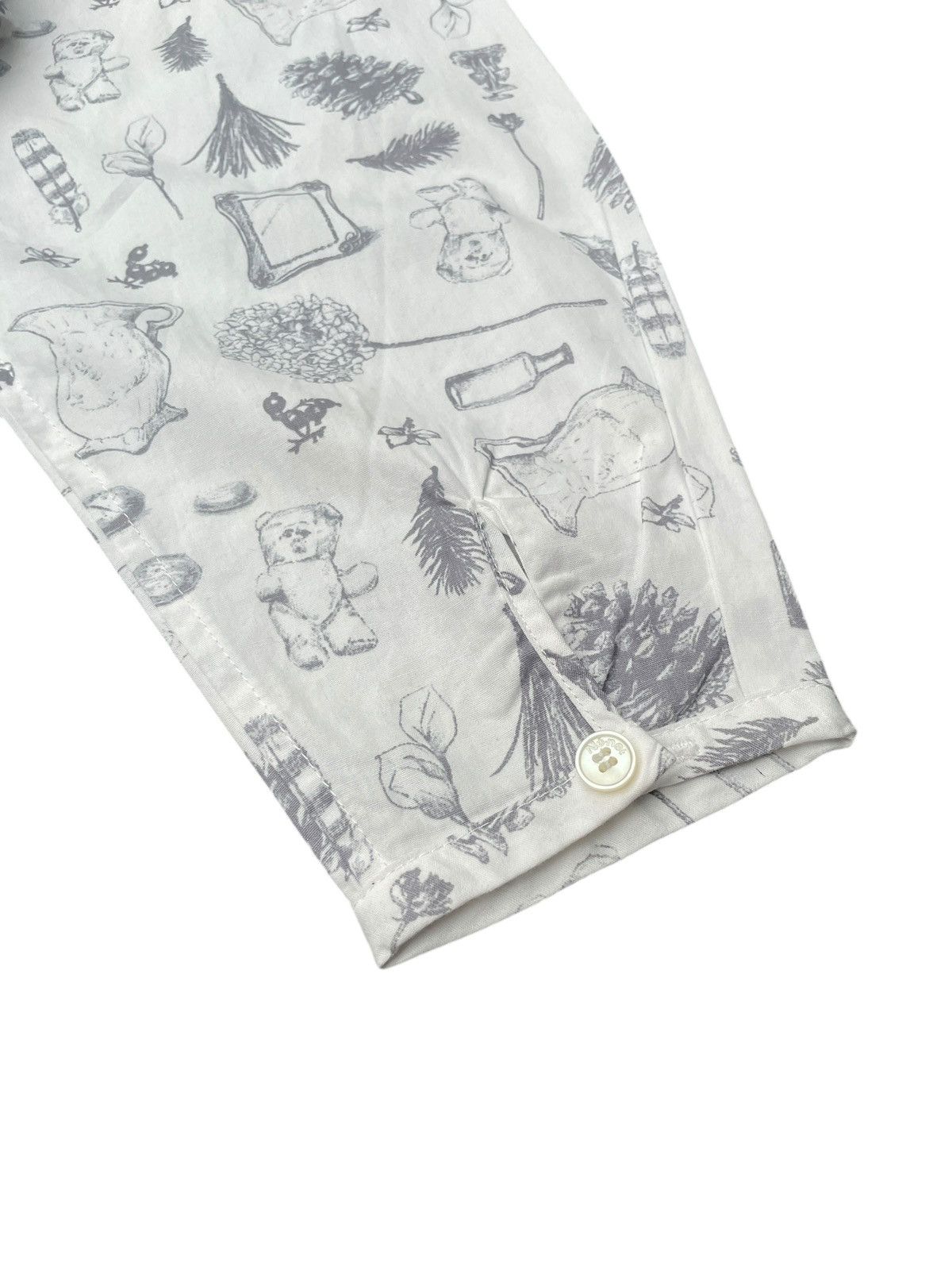 Issey Miyake × Japanese Brand × Ne-Net Vintage Ne-net Plants AOP Button-Up Long Sleeve Shirt Size US M / EU 48-50 / 2 - 6 Thumbnail
