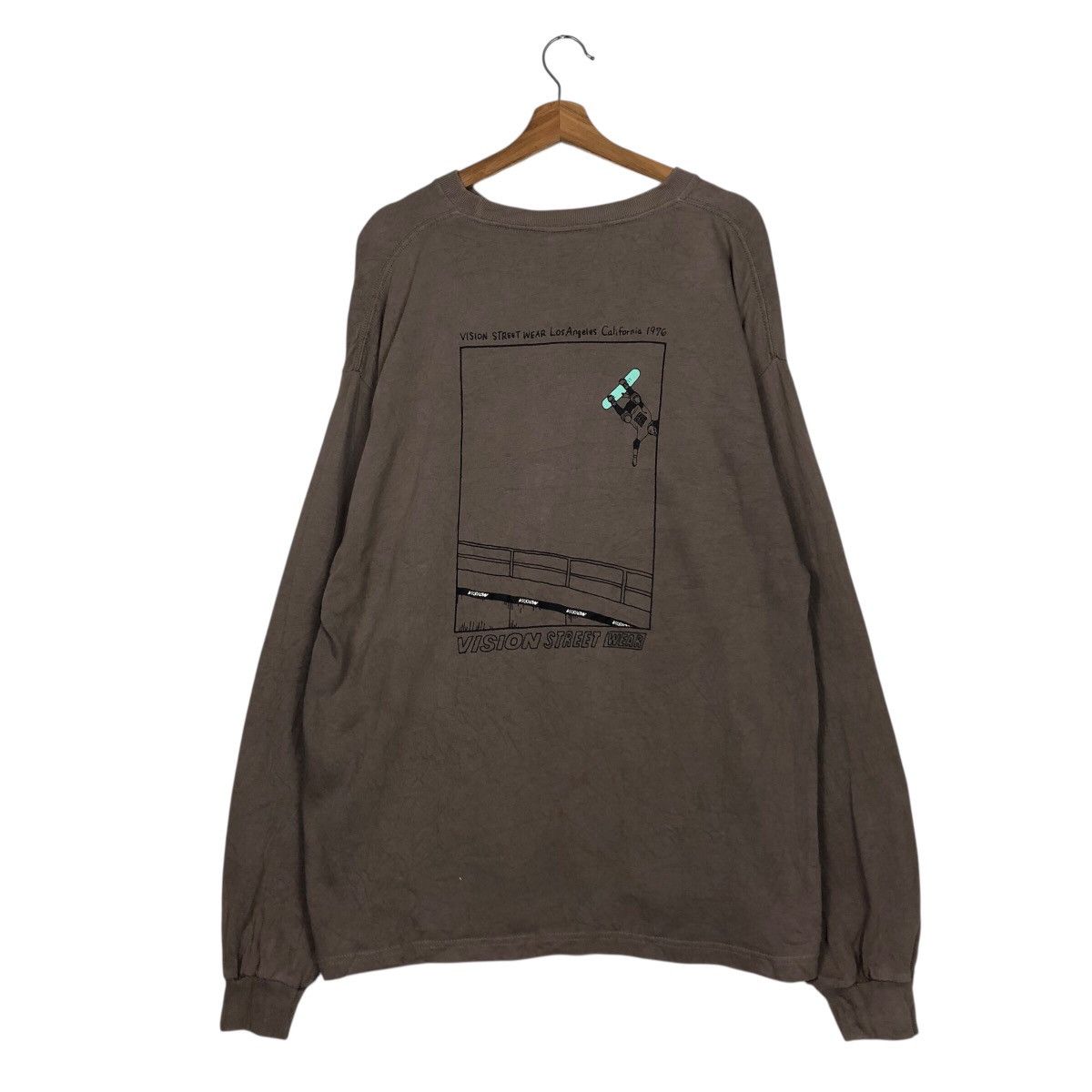Vision Streetwear 📌Vintage Sweatshirt Vision Street Wear Box Logo Spell Out Size US M / EU 48-50 / 2 - 9 Thumbnail