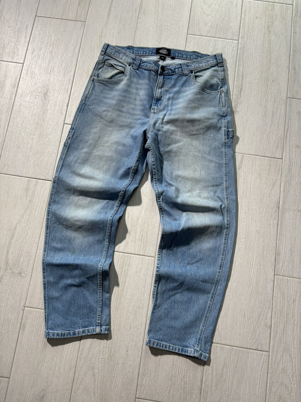 Dickies Dickies Jeans Cargo Washed Denim Workwear Rap Style Size US 32 / EU 48 - 7 Thumbnail