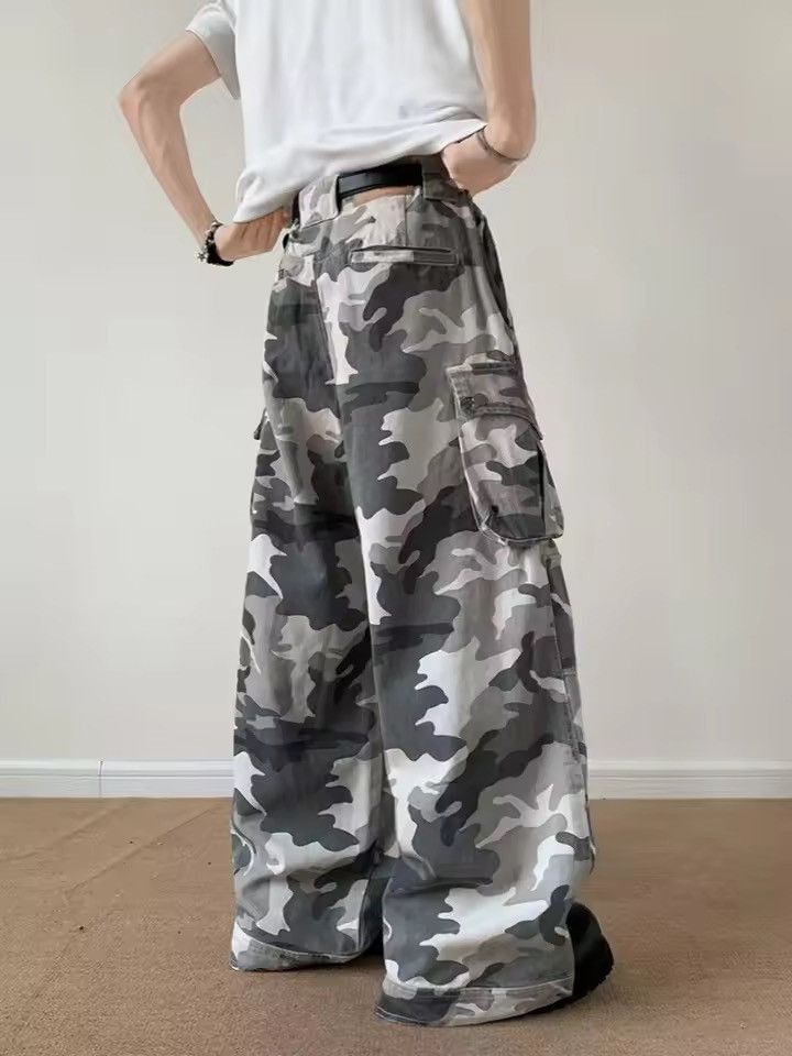Japanese Brand Y2K Streetwear Camouflage Baggy Cargo Pant Size US 31 - 3 Thumbnail