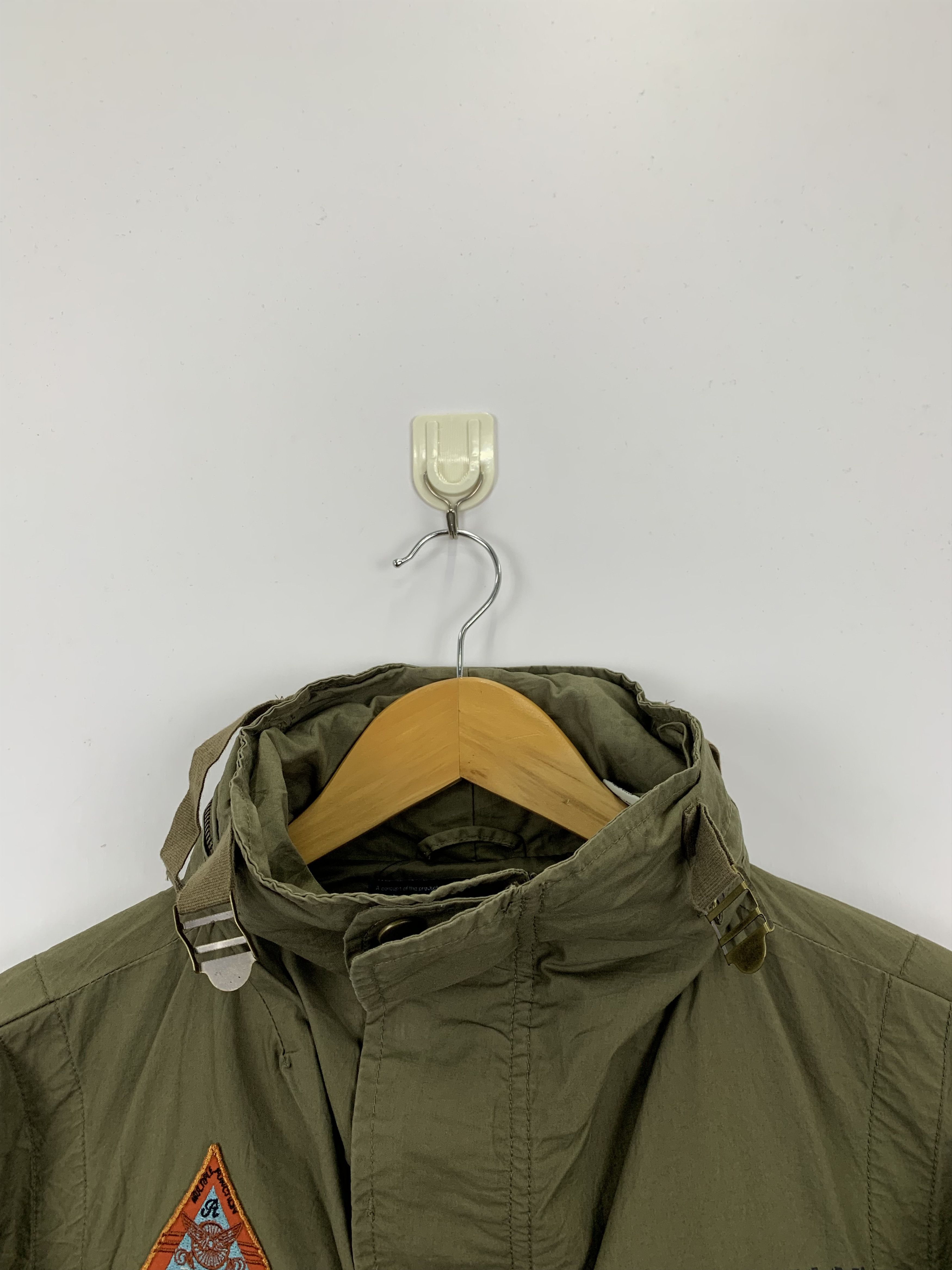 Vintage Vintage Real Crush Military Denim Jacket Patches J0905 Size US M / EU 48-50 / 2 - 11 Thumbnail