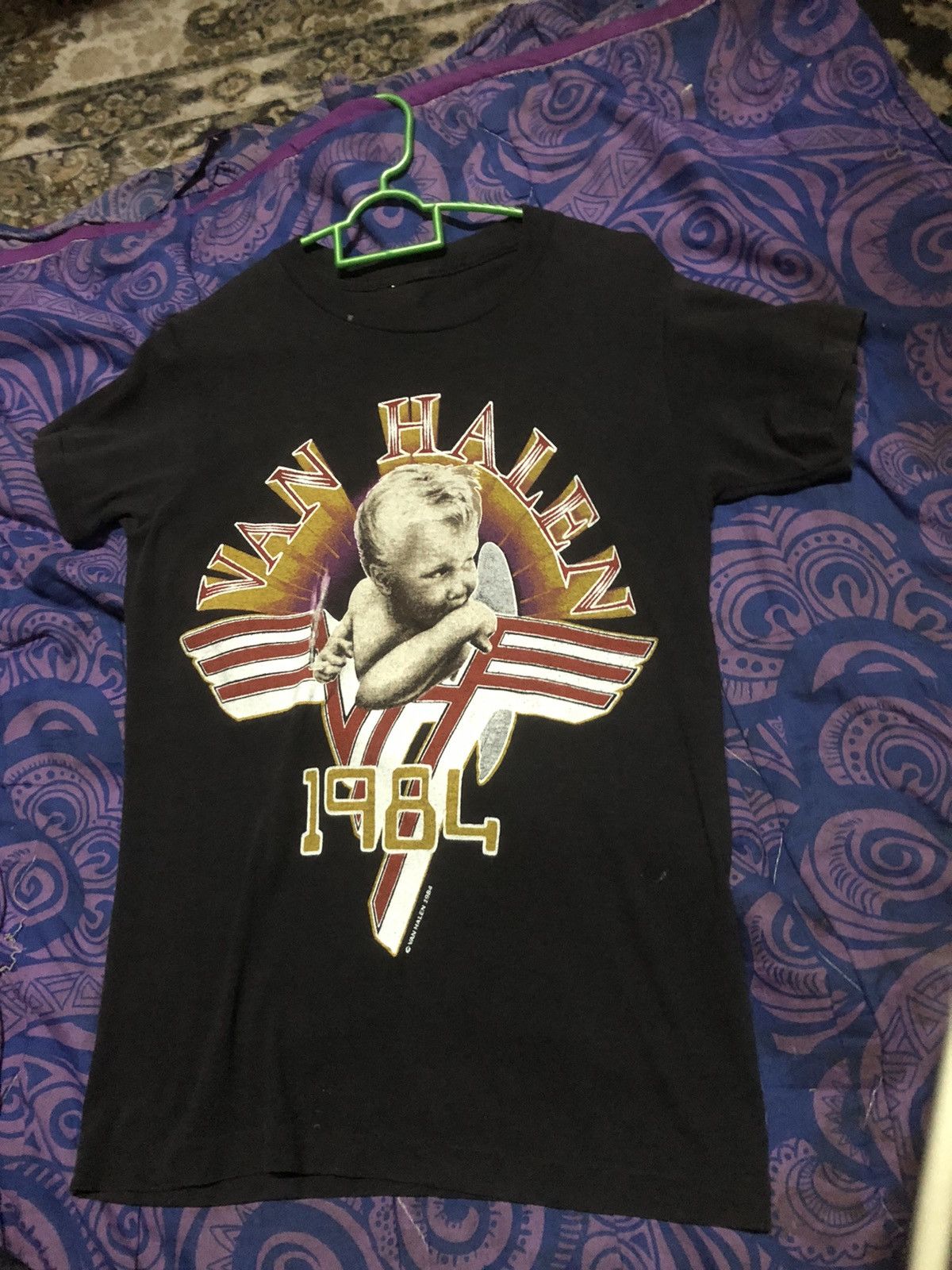 Band Tees × Vintage Vintage Van Halen 80s Tee-shirt Size US S / EU 44-46 / 1 - 5 Thumbnail