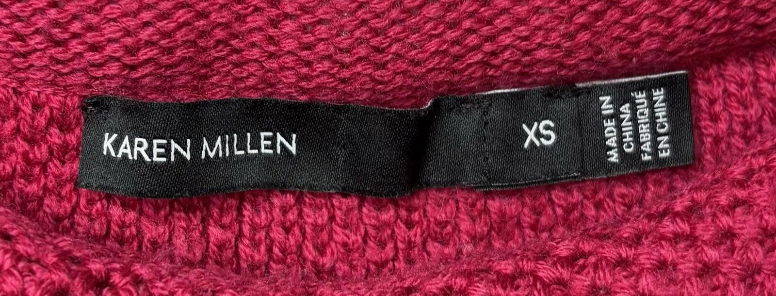 Other Karen Millen Sweater Womens XS Wool Roll Neck Fisherman Knit Size XS / US 0-2 / IT 36-38 - 2 Thumbnail