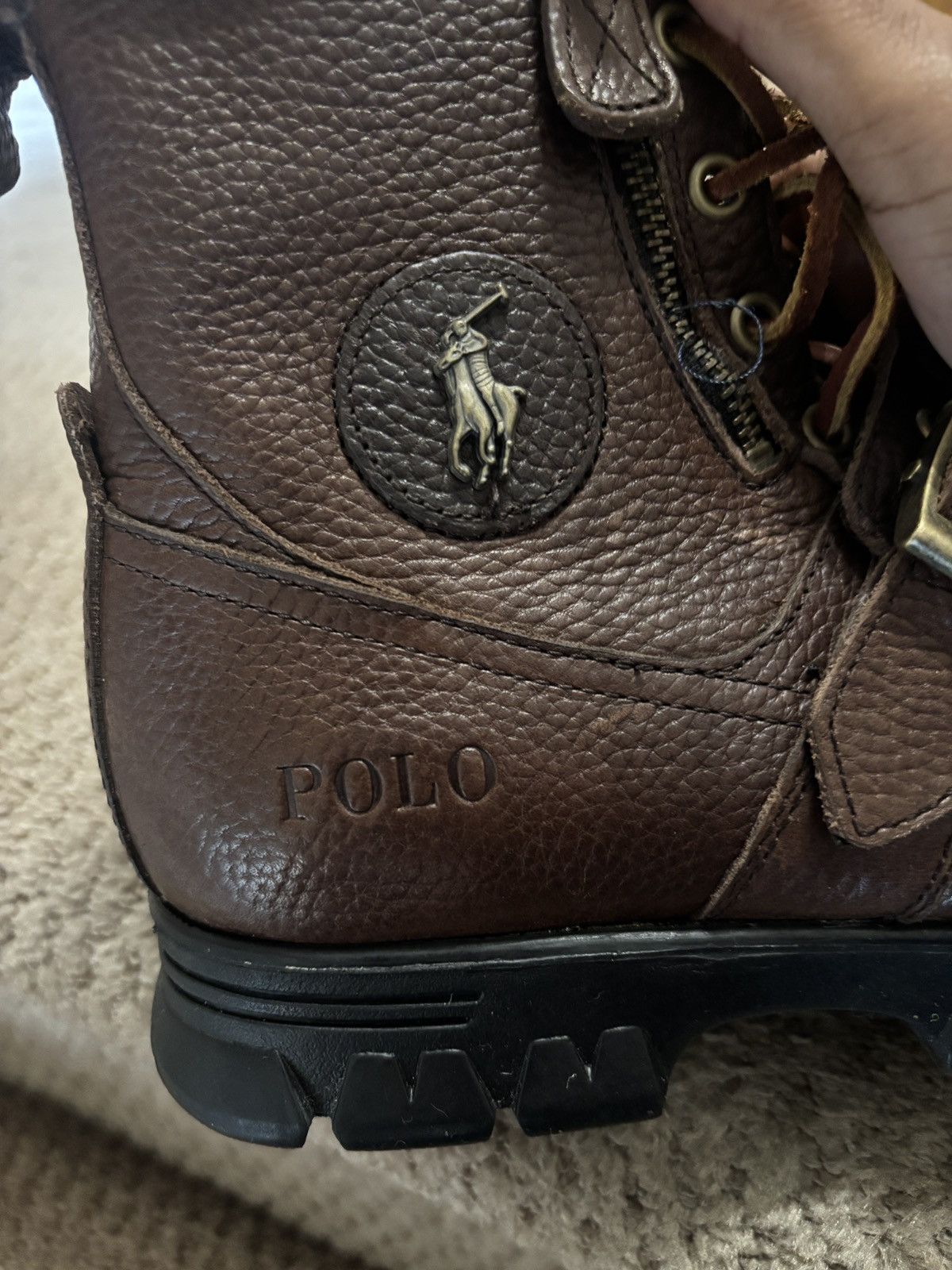 Polo Ralph Lauren Brown leather polo boots Size US 7 / EU 40 - 2 Thumbnail