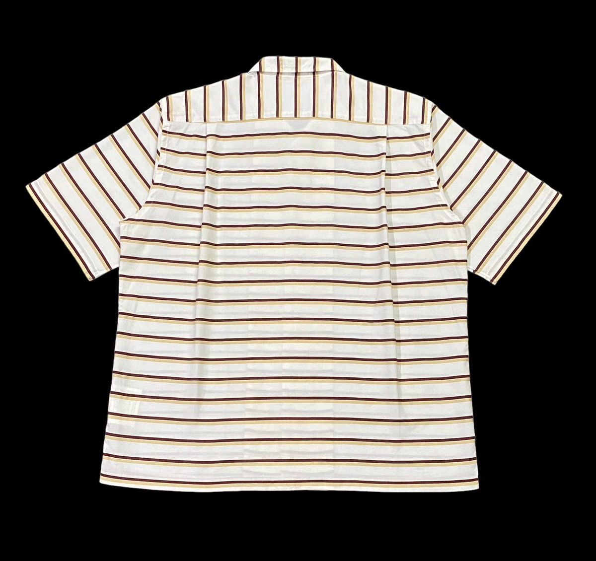 Comme des Garcons Homme AD 2002 Comme Des Garçons Homme Striped Shorts Sleeve Shirts Size US M / EU 48-50 / 2 - 3 Thumbnail