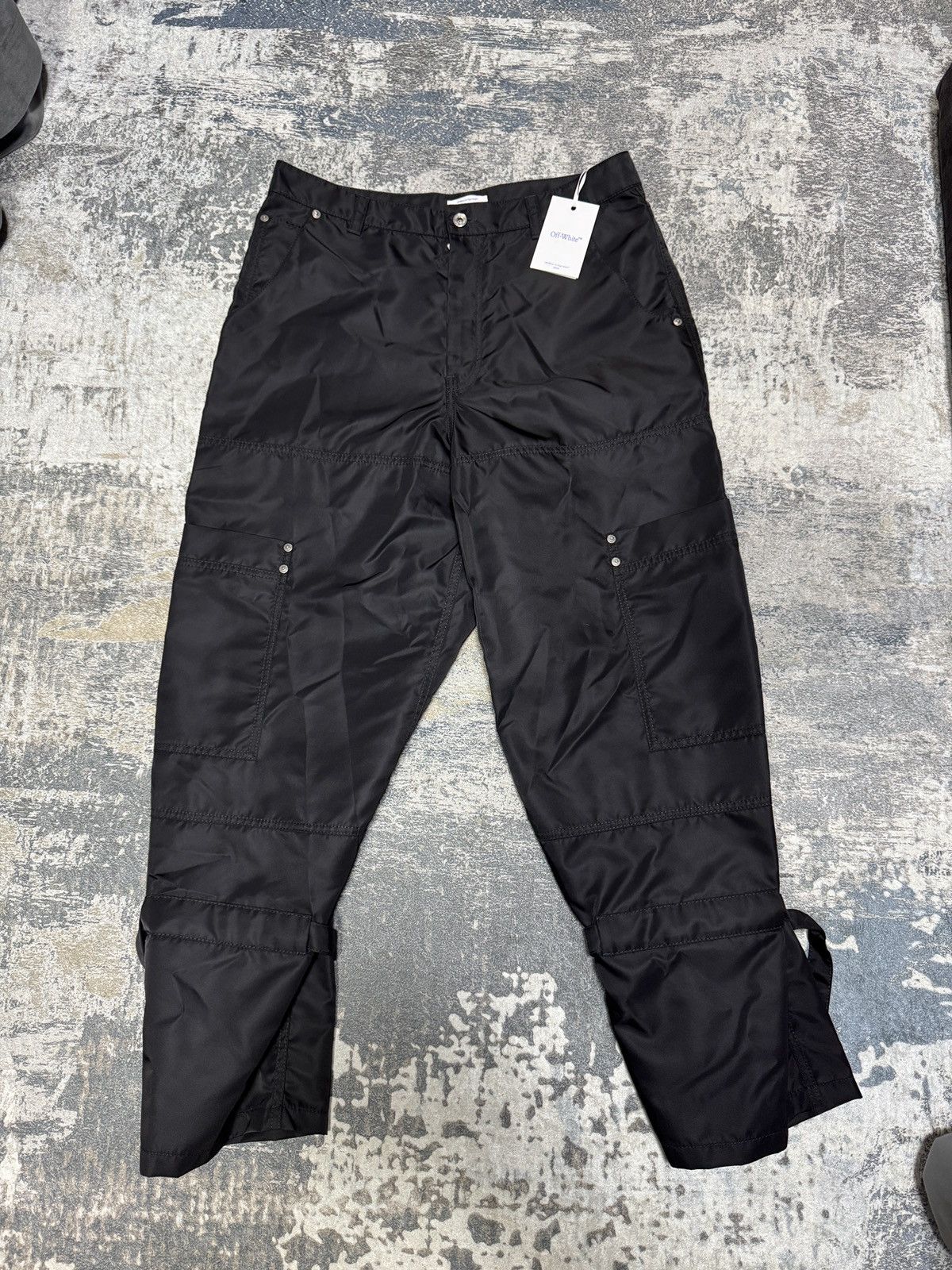 Off-White Off-White Carpenter Black Pants Size US 34 / EU 50 - 1 Thumbnail
