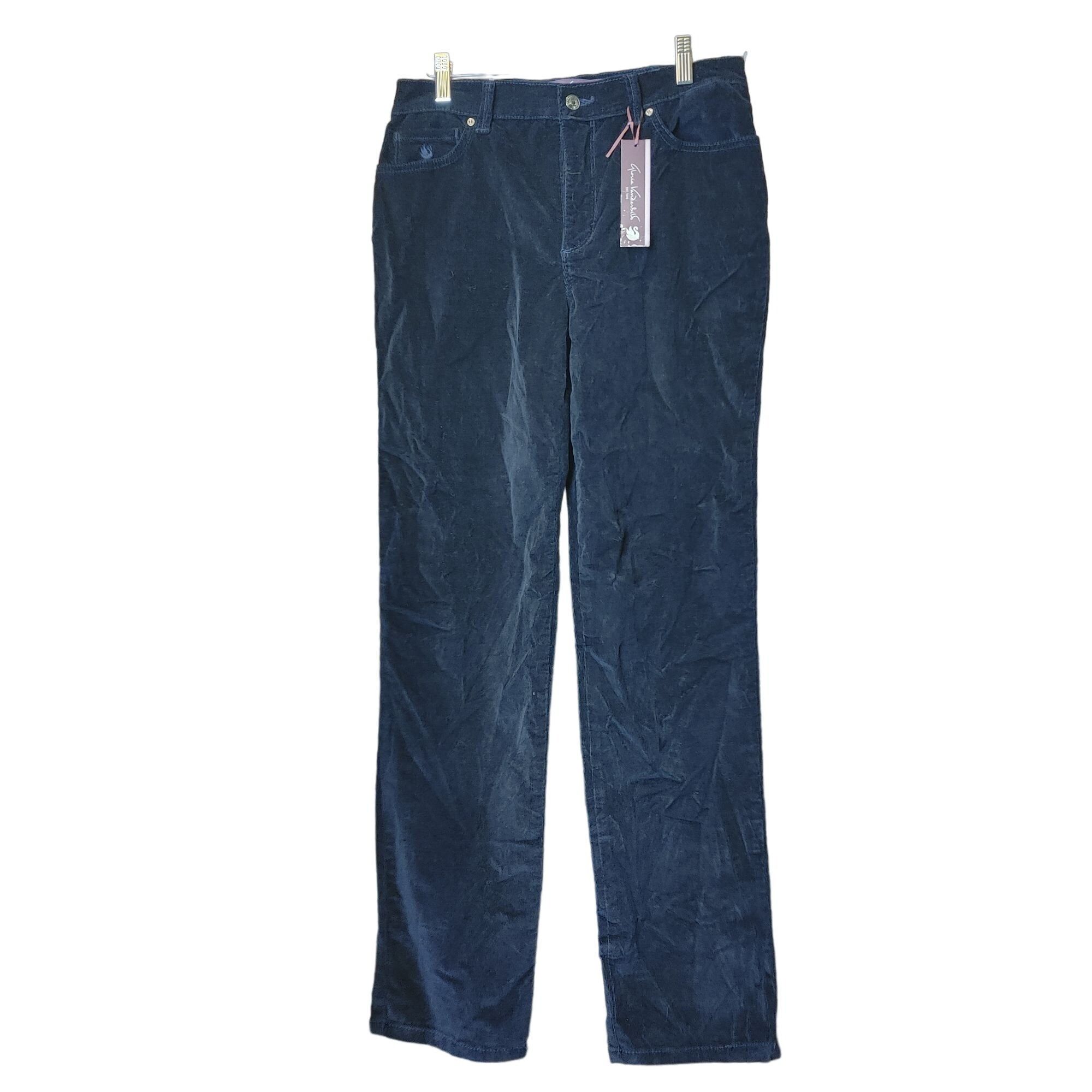 Gloria Vanderbilt NWT GLORIA VANDERBILT Womens 8 Dark Blue Amanda Best Fitting Size 30" / US 8 / IT 44 - 1 Thumbnail