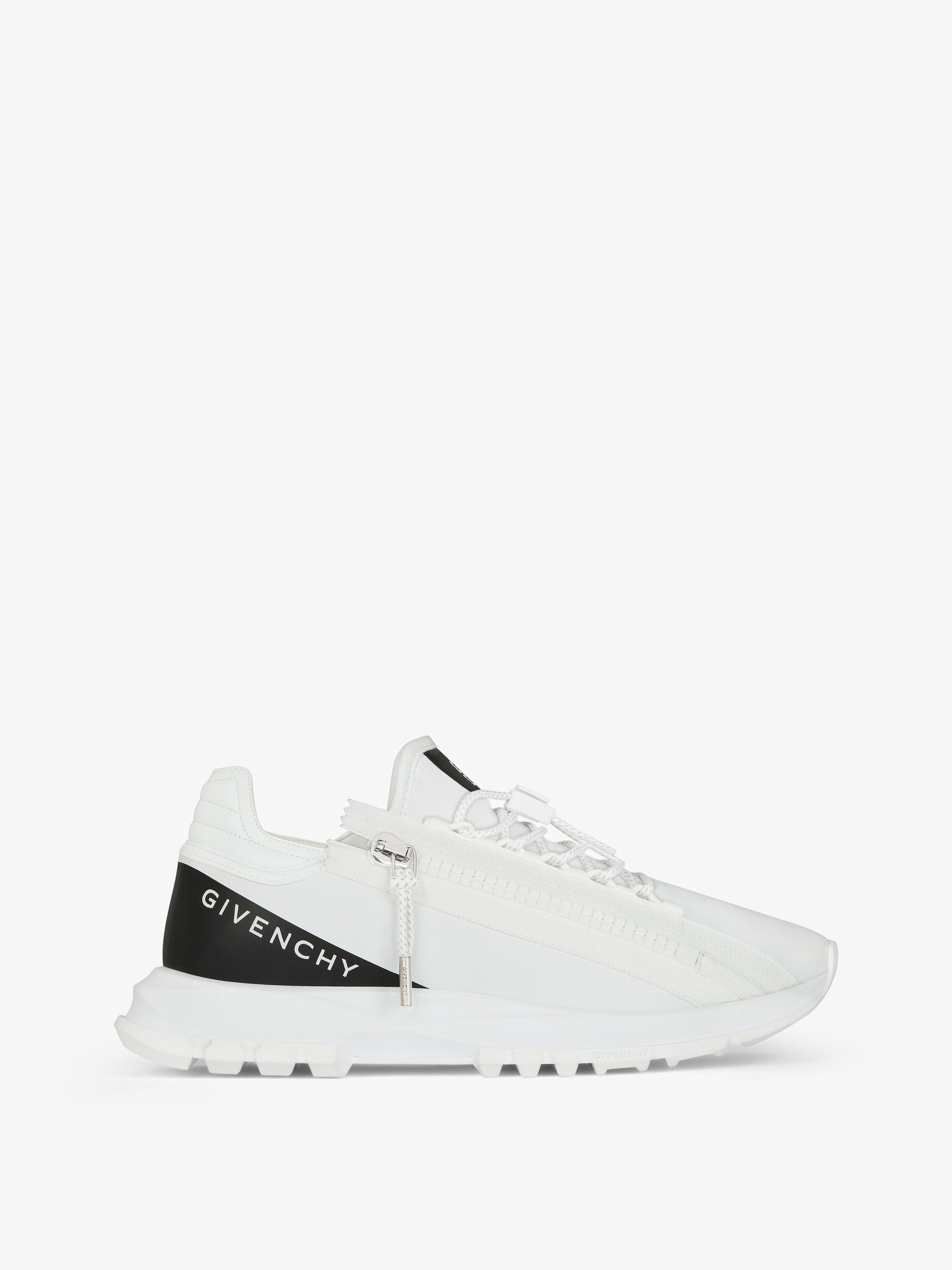 o1srvl11e0125 Zip Runner Sneakers in White
