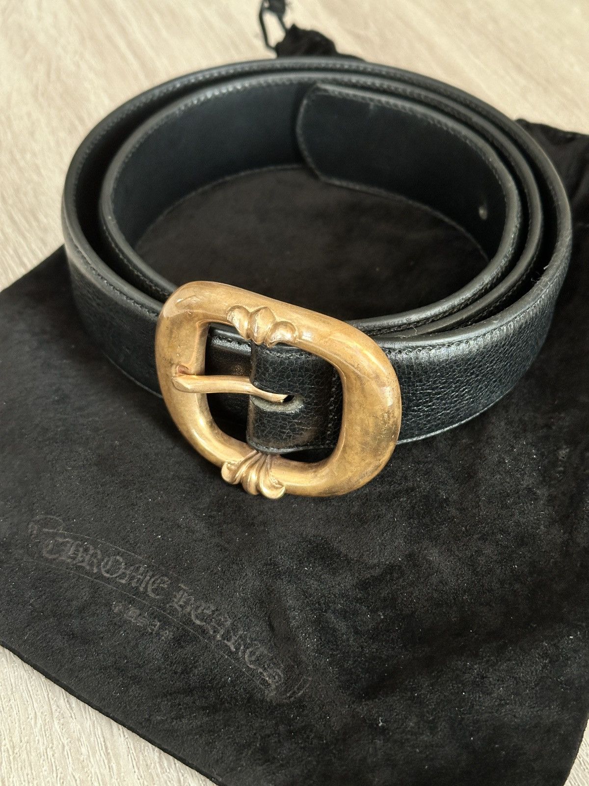 Chrome Hearts RARE CHROME HEARTS BRONZE GUNSLIGNER size 34 like new Size 34 - 3 Thumbnail