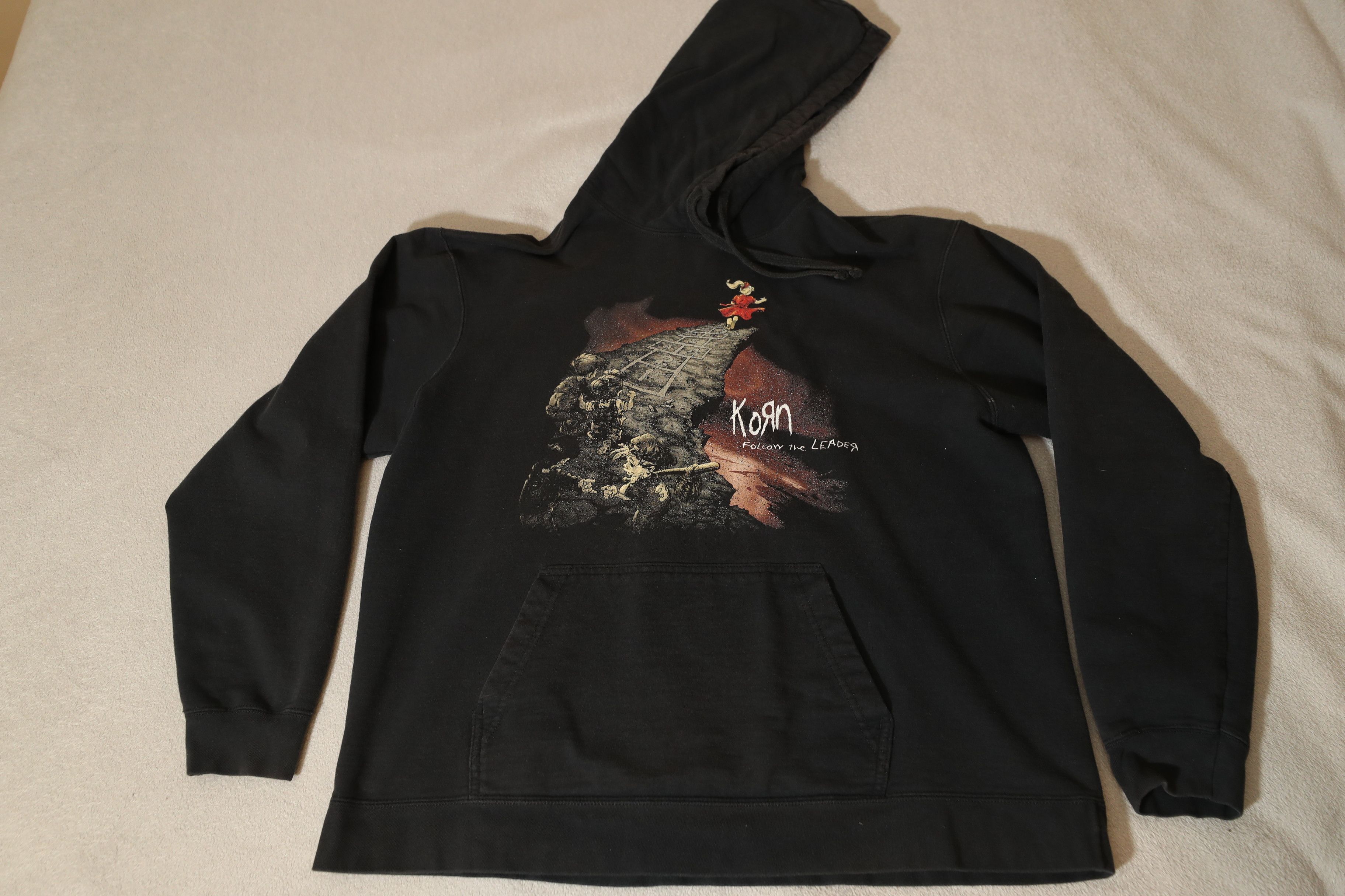 Band Tees × Vintage Korn Follow the Leader Hoodie (M) Size US M / EU 48-50 / 2 - 3 Thumbnail
