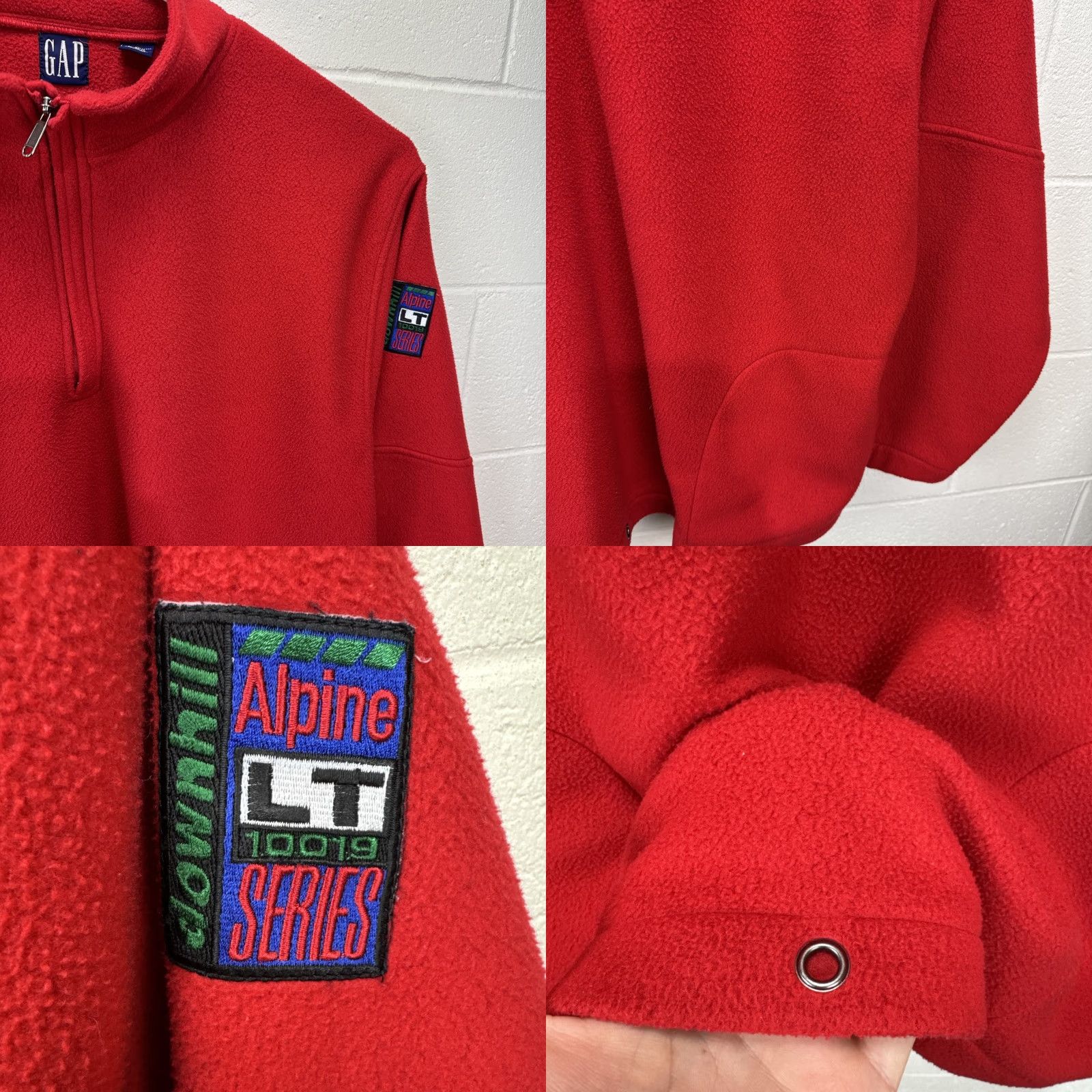 Gap VINTAGE Gap Alpine Series 1/2 Zip Fleece Jacket XL Red Mens Jacket Winter Skiing Retro 90s Size US XL / EU 56 / 4 - 8 Thumbnail