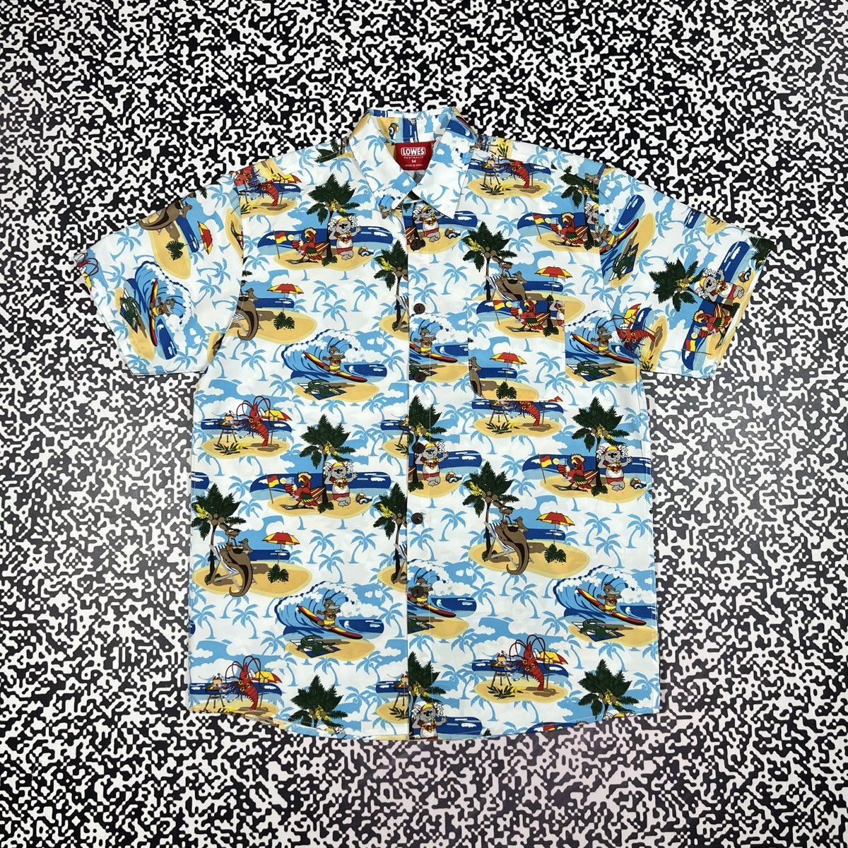 Vintage Vintage Y2K Lowes Australia Hawaiian Palm Surf Style Shirt Size US M / EU 48-50 / 2 - 1 Thumbnail