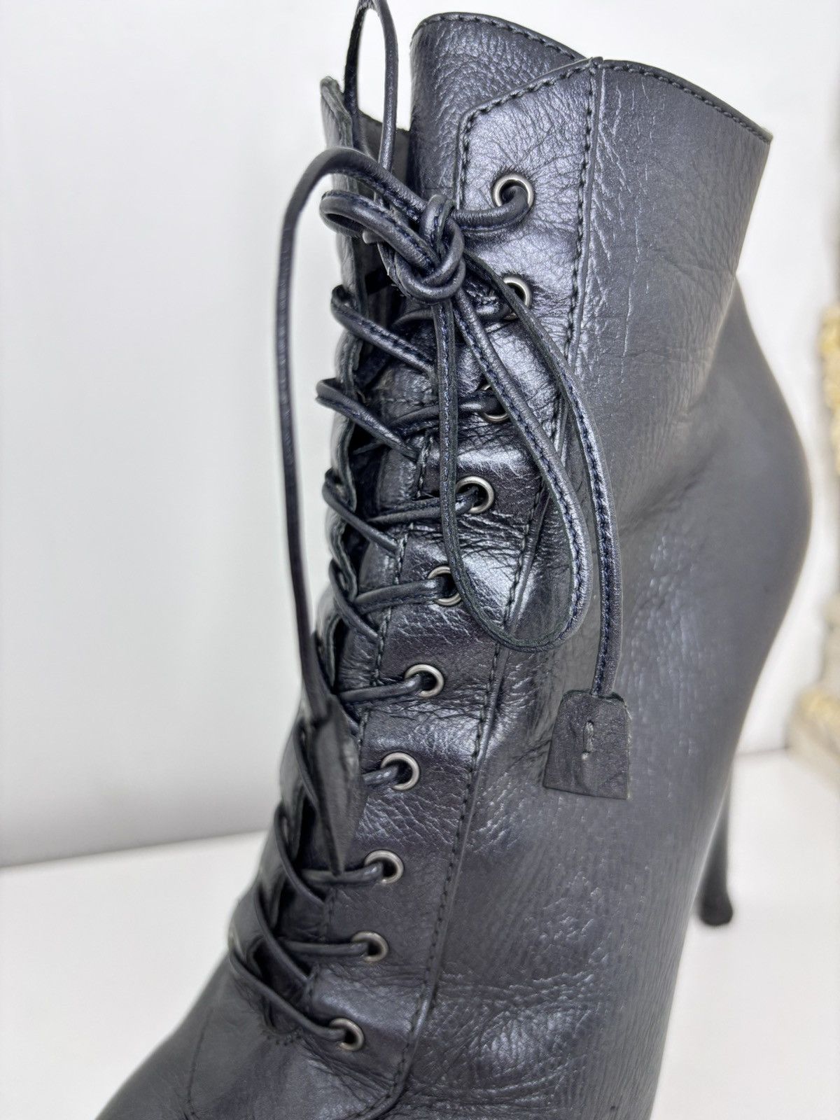 Prada Prada ankle boots leather authentic Size US 6.5 / IT 36.5 - 16 Thumbnail