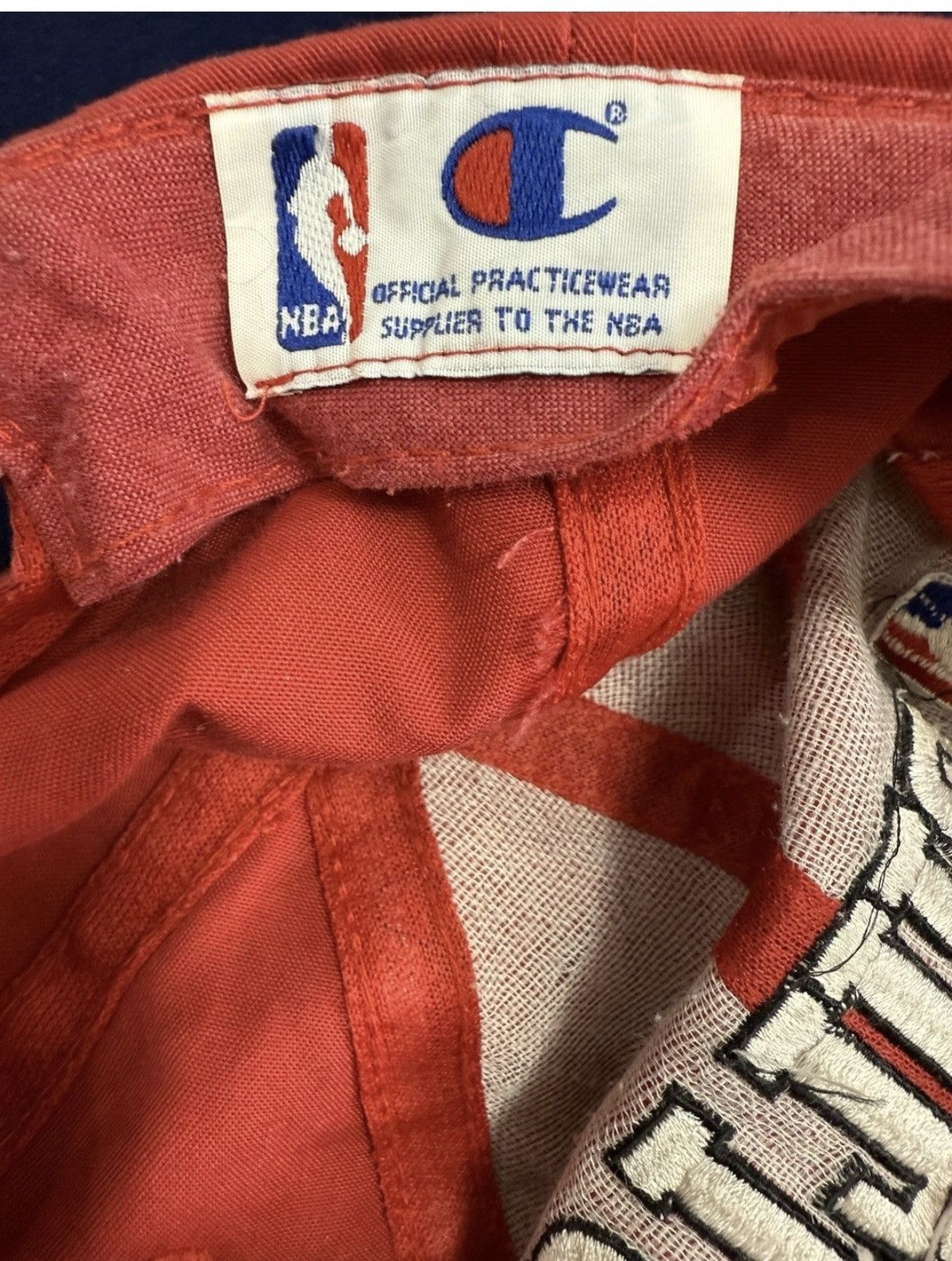 Champion Vtg 1990's Champion Chicago Bulls Basketball Snapback NBA Size ONE SIZE - 4 Thumbnail