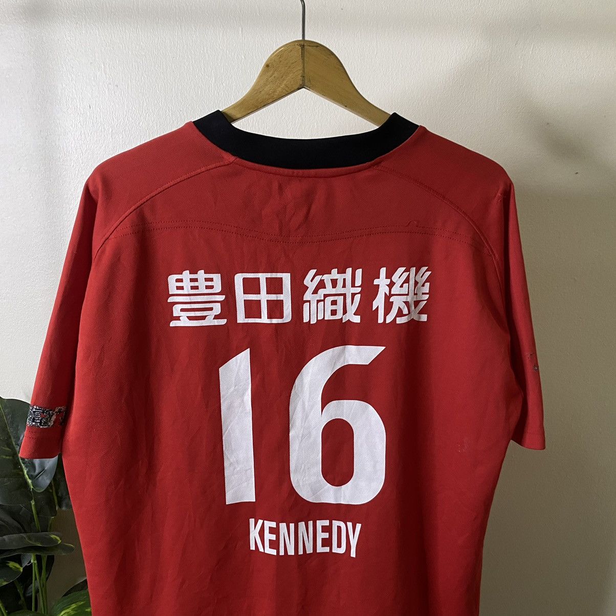 Japanese Brand Vintage Grampus Eight J League Home Football Shirt Size US L / EU 52-54 / 3 - 7 Thumbnail