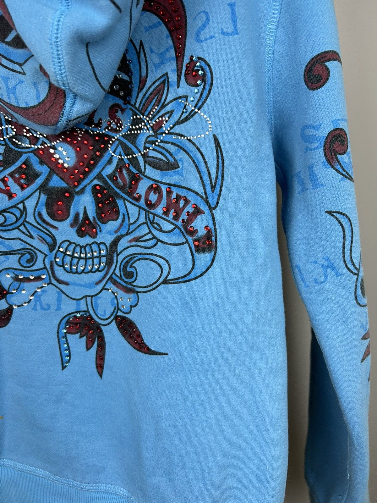 Christian Audigier × Ed Hardy × Vintage Vintage Ed Hardy Zip Up Hoodie Size XL / US 12-14 / IT 48-50 - 19 Thumbnail