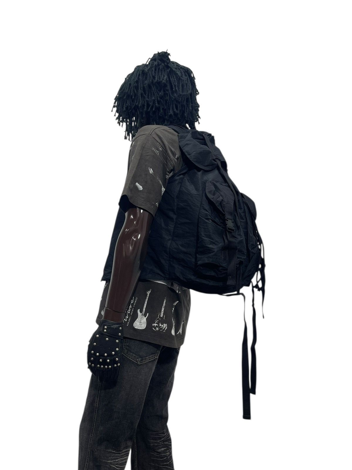 Japanese Brand Shirt x Rucksack Bag Plastic Tokyo margiela dior amiri 1🟩6 Size ONE SIZE - 2 Thumbnail