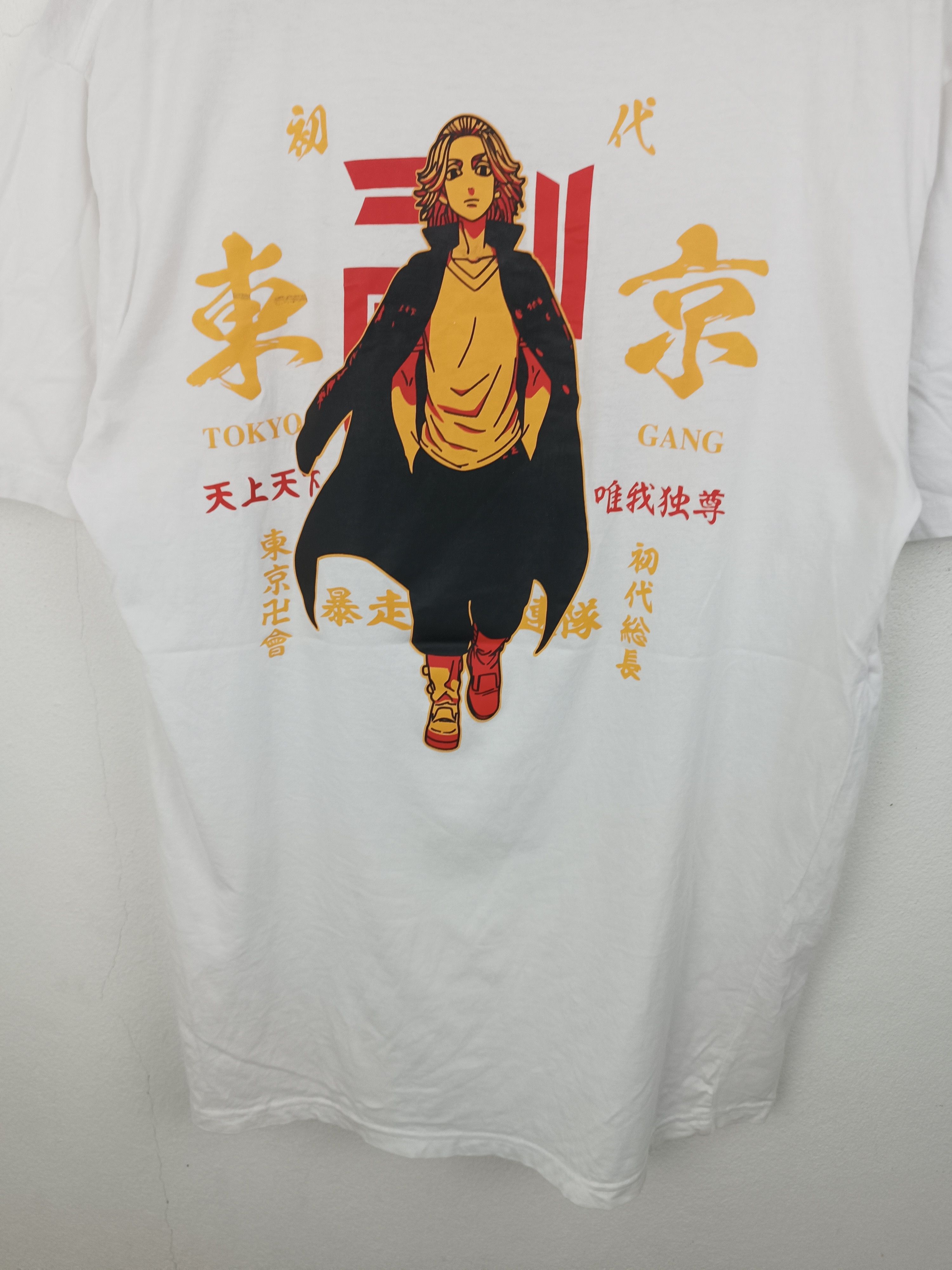 Anime VINTAGE TOKYO REVENGERS GANG MIKEY TOMAN TEE bleach naruto Size US M / EU 48-50 / 2 - 12 Thumbnail