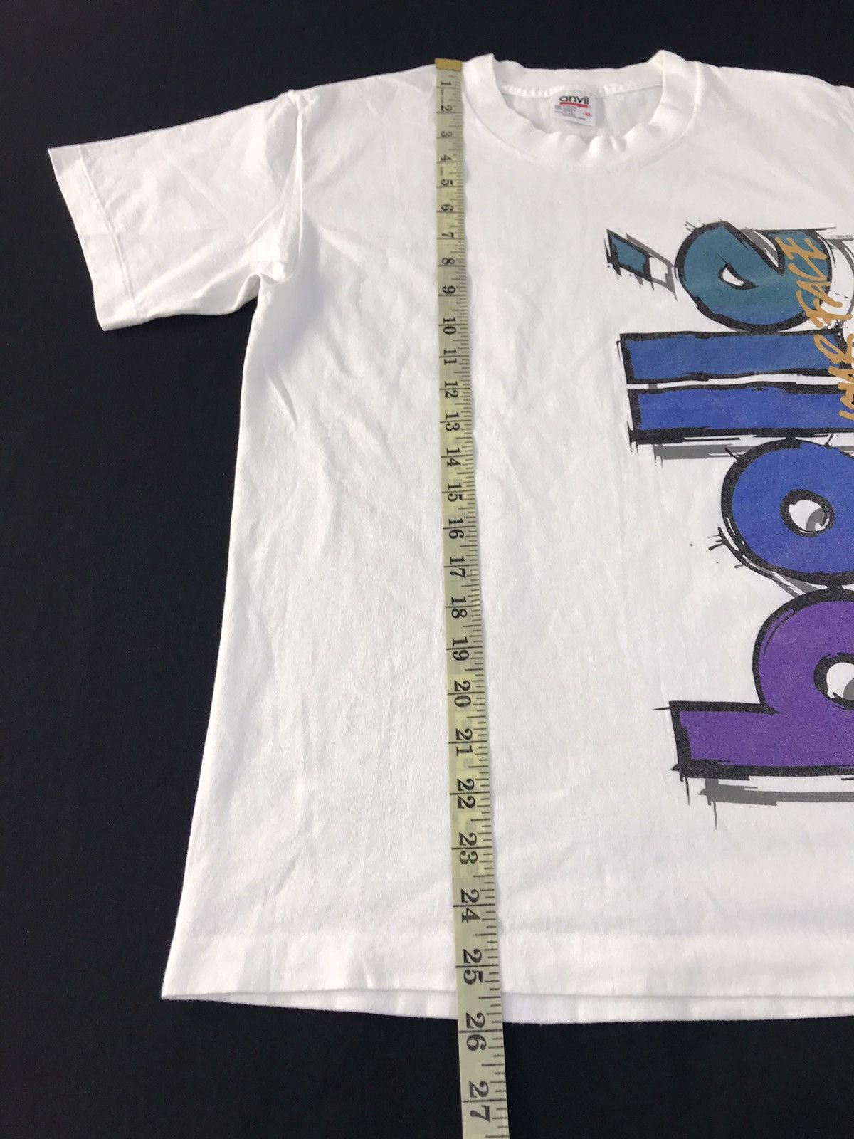 Anvil 90s Anvil Bollè Put’ Em On Your Face Spell Out Printed Tee Size US M / EU 48-50 / 2 - 9 Thumbnail