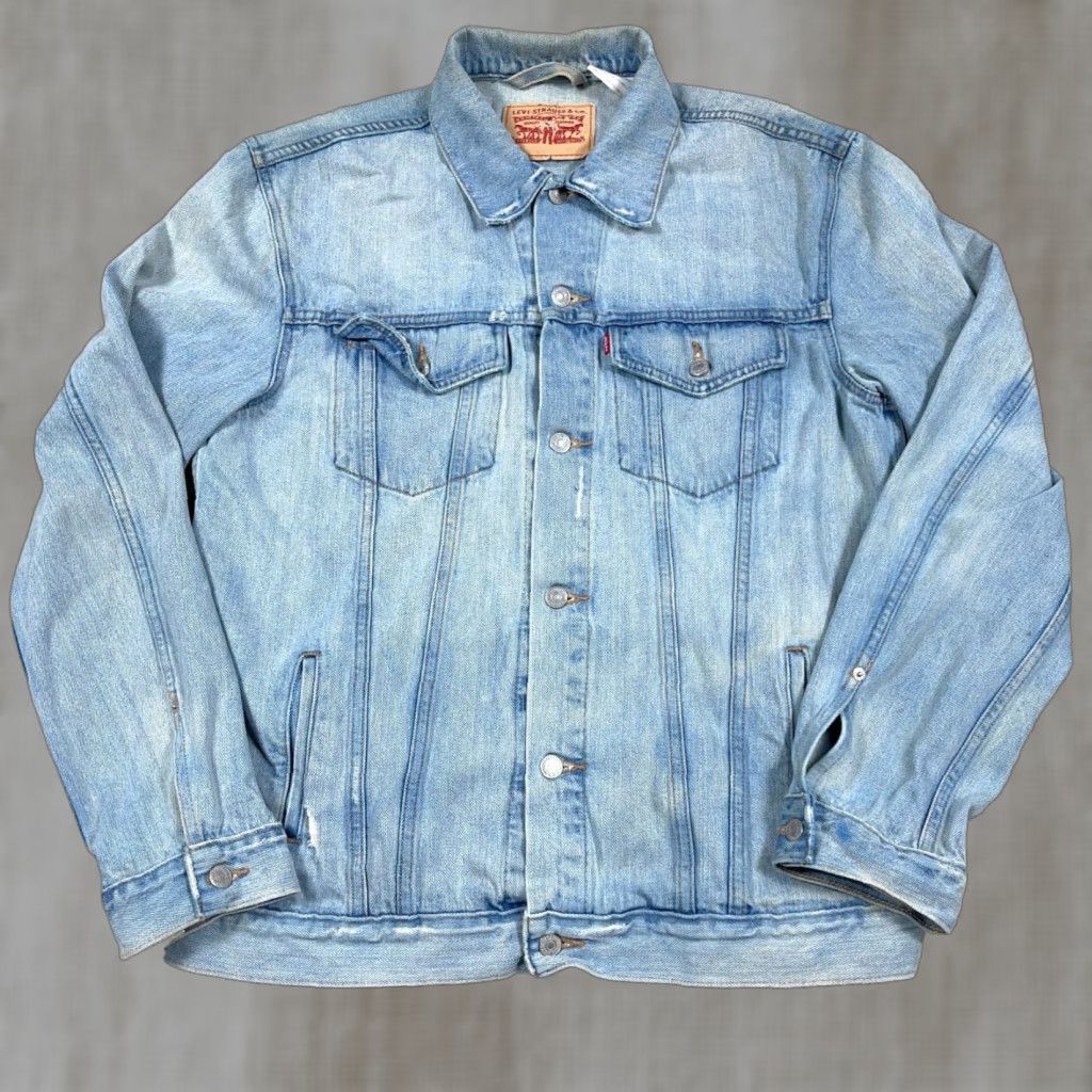 Levi's Levi's Trucker Jacket Denim Jacket Men XL Blue Med Wash Vintage No (Adjust as Needed) Size US 36 / EU 52 - 1 Thumbnail