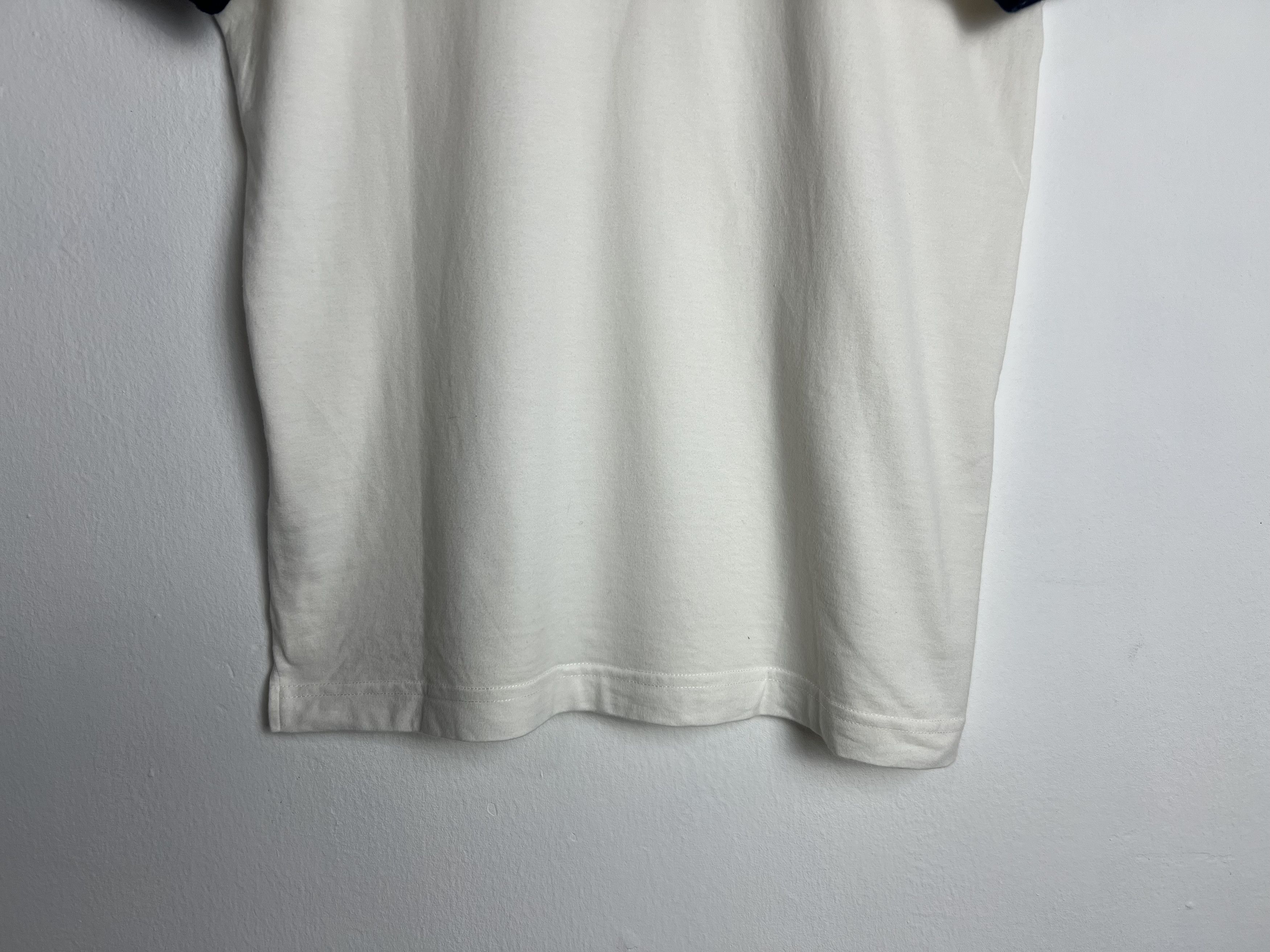 Vintage Santa World Ringer White Tee Size US M / EU 48-50 / 2 - 8 Thumbnail