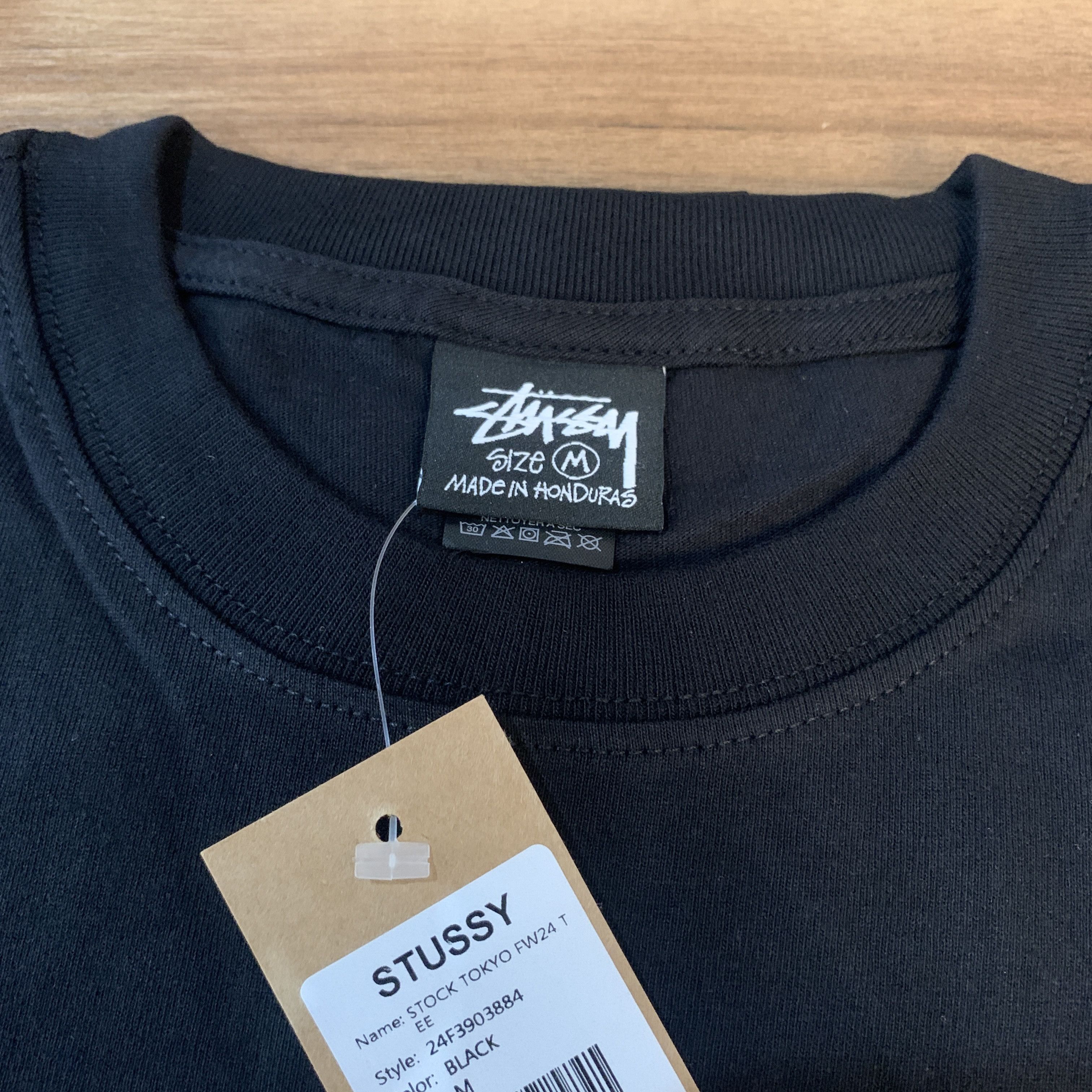 Stussy Stussy tee black Size US M / EU 48-50 / 2 - 4 Thumbnail