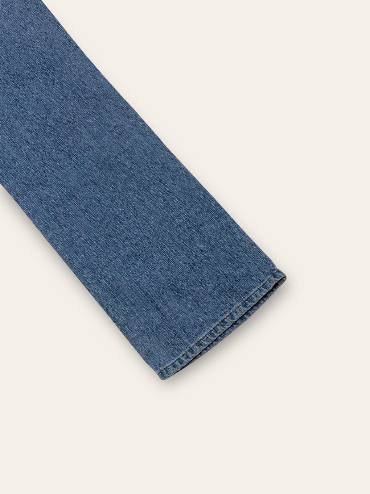 Jean Vintage WRANGLER Bootcut Light Blue Denim Jeans W35 L31 Size US 35 - 9 Thumbnail