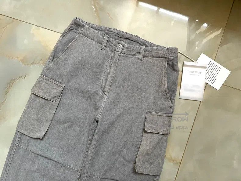 Our Legacy Our Legacy Gravel color wide-leg workwear trousers Size US 32 / EU 48 - 6 Thumbnail