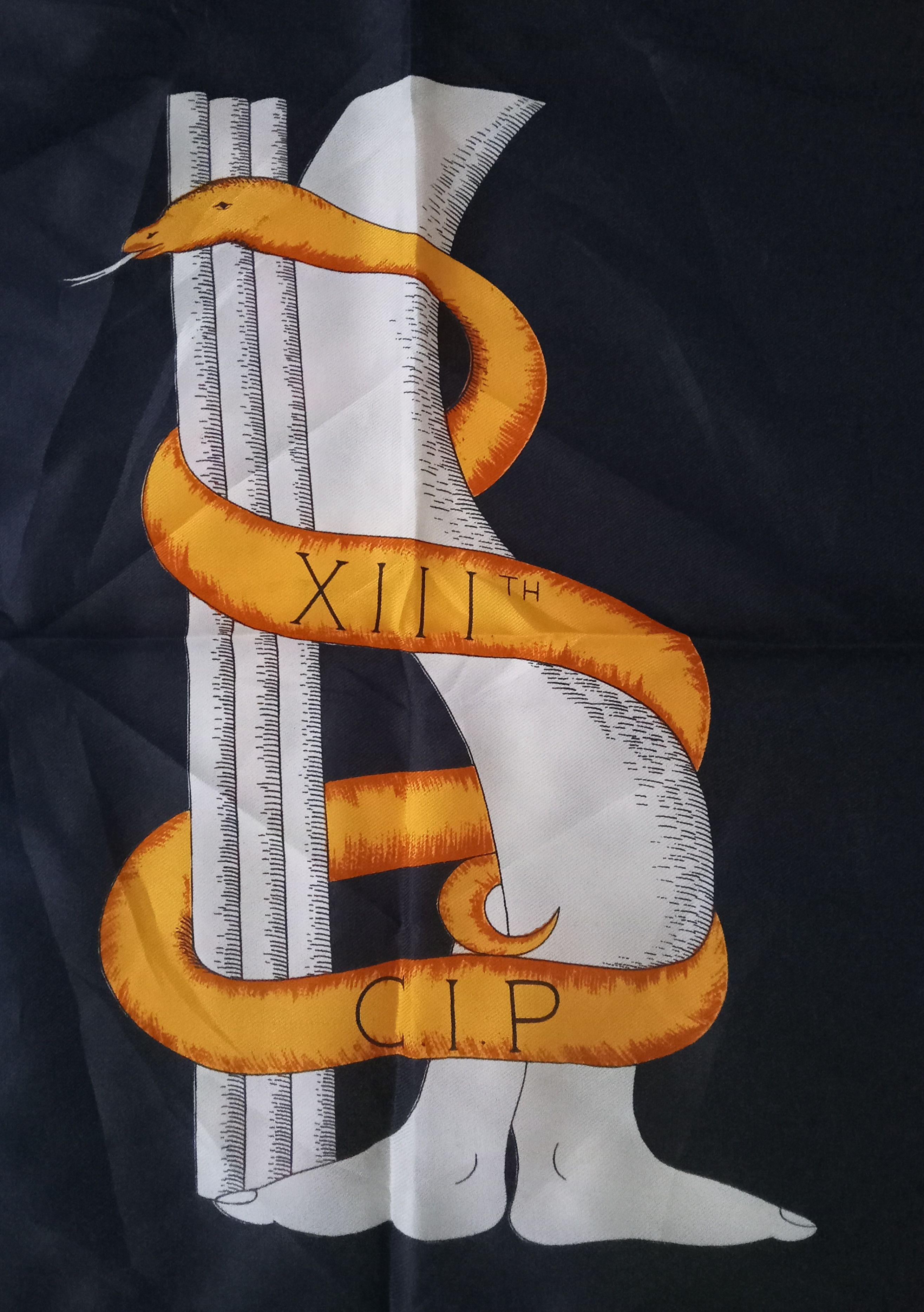 Vintage Vintage D' UN BON PAS Limited Edition Scarf Size ONE SIZE - 4 Thumbnail
