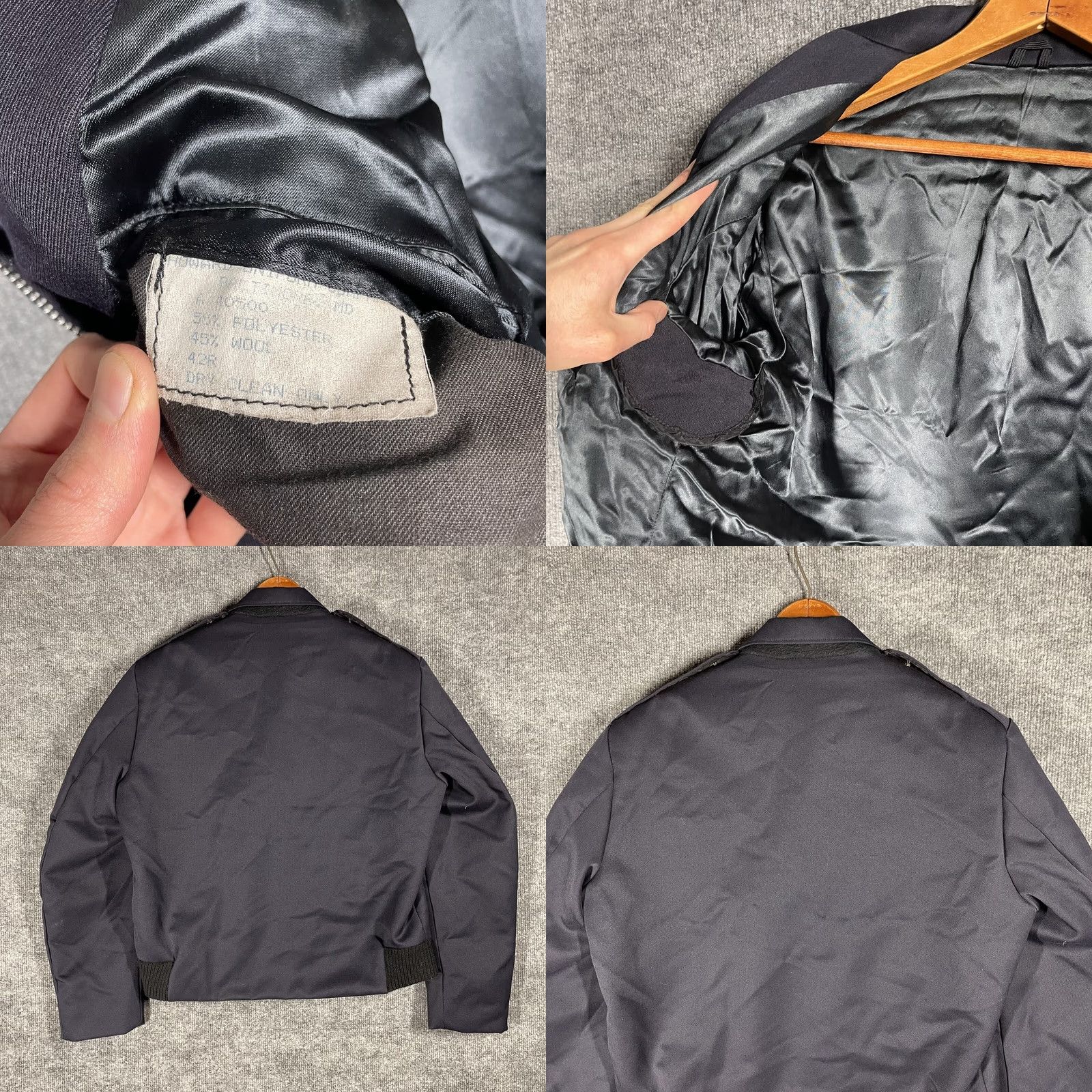 Vintage VINTAGE Chicago Police Jacket Wool Gabardine 60s 70s Size 42 R Blue Lavigne Uniform Mens Size US XS / EU 42 / 0 - 9 Thumbnail