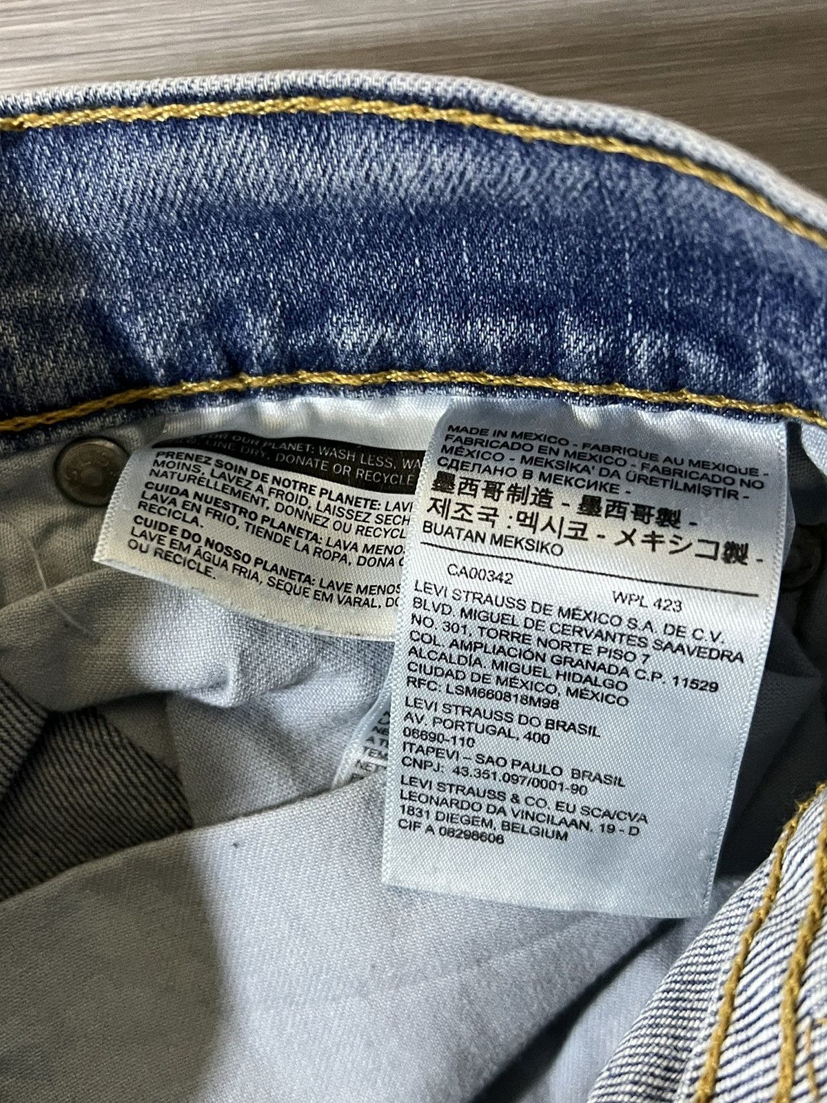 Levi's Levi's 511 Distressed Slim Fit Denim Jeans Size US 30 / EU 46 - 8 Thumbnail