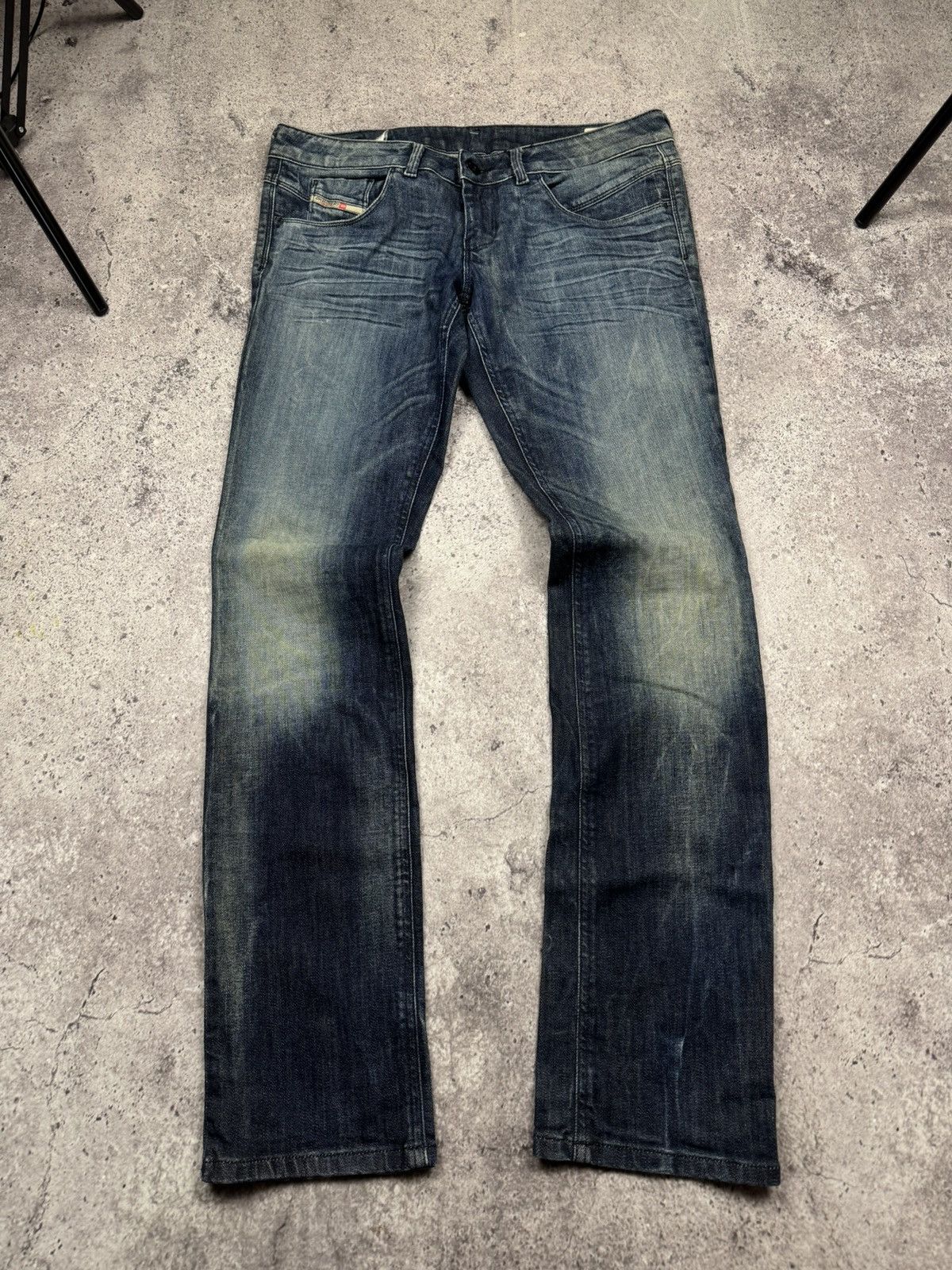 Diesel Vintage Diesel Flared Jeans Faded Japanese Avant Garde Y2K Size 32" / US 10 / IT 46 - 5 Thumbnail