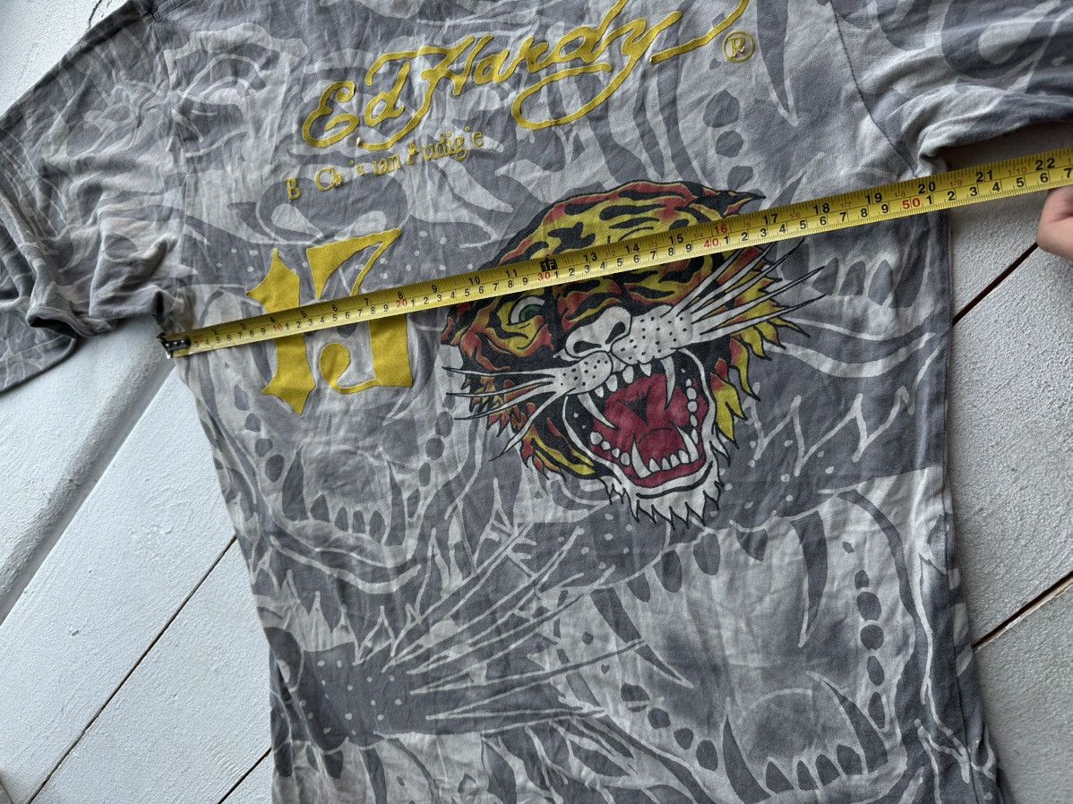 Ed Hardy 🚨ED HARDY OVERPRINT BIG LOGO TIGER CHRISTIAN AUDIGER Size US M / EU 48-50 / 2 - 20 Thumbnail