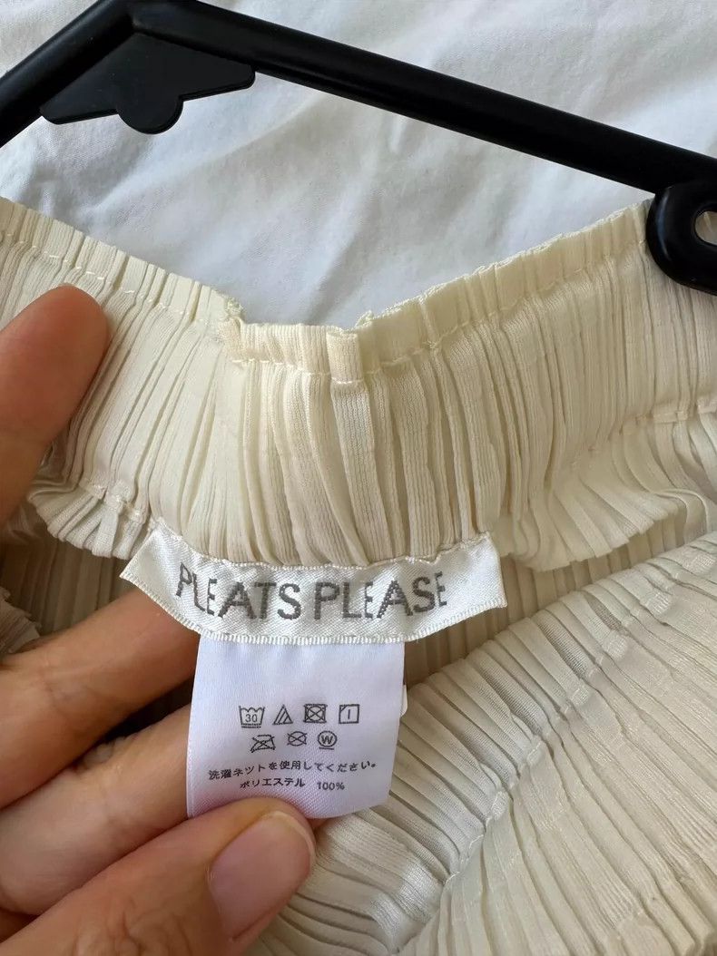 Issey Miyake issey miyake size:3 White pleated pants 2506-Nextarrow Size 42" / US 20 - 3 Thumbnail