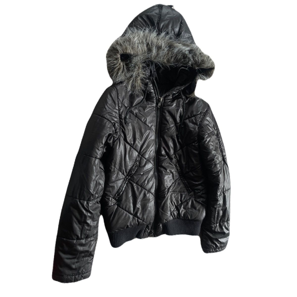 If Six Was Nine 2000s Japanese archive Vkei Fur Puffer Down Jacket Y2K Size US S / EU 44-46 / 1 - 3 Thumbnail