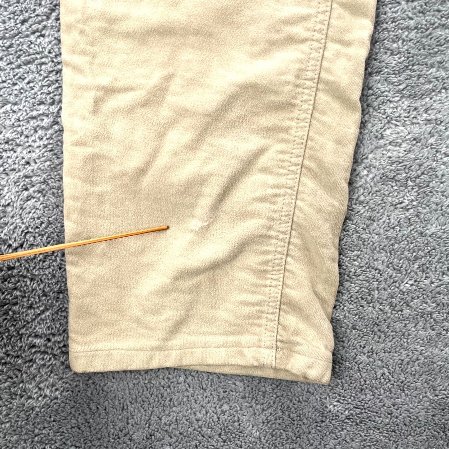 Marlboro VINTAGE Marlboro Classics Pants Mens 34x31 Beige Cotton 5-Pocket Design Straight Leg Jeans Regular Fit Waist 34 Block Logo 90s USA Classic Mens Size US 34 / EU 50 - 2 Thumbnail