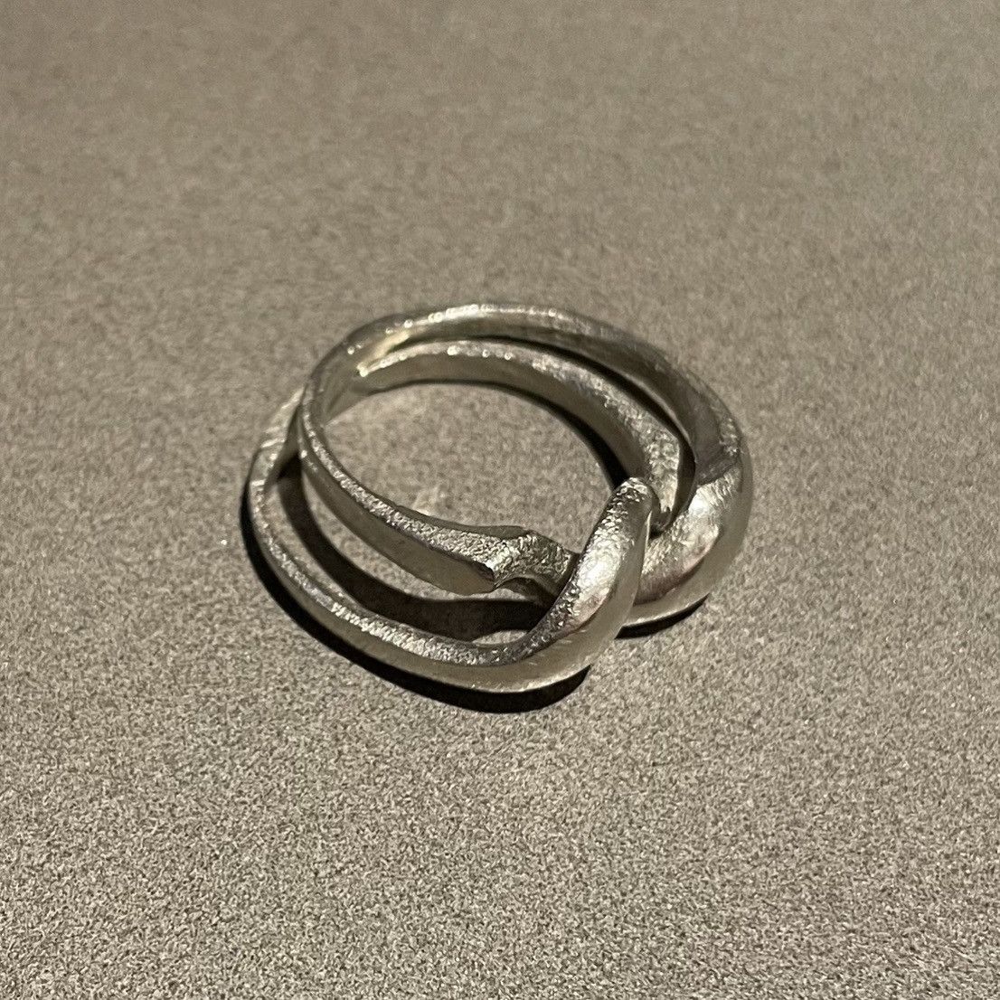 Jewelry Two-Piece Interlocking Ring (Size 9) Size ONE SIZE - 1 Thumbnail