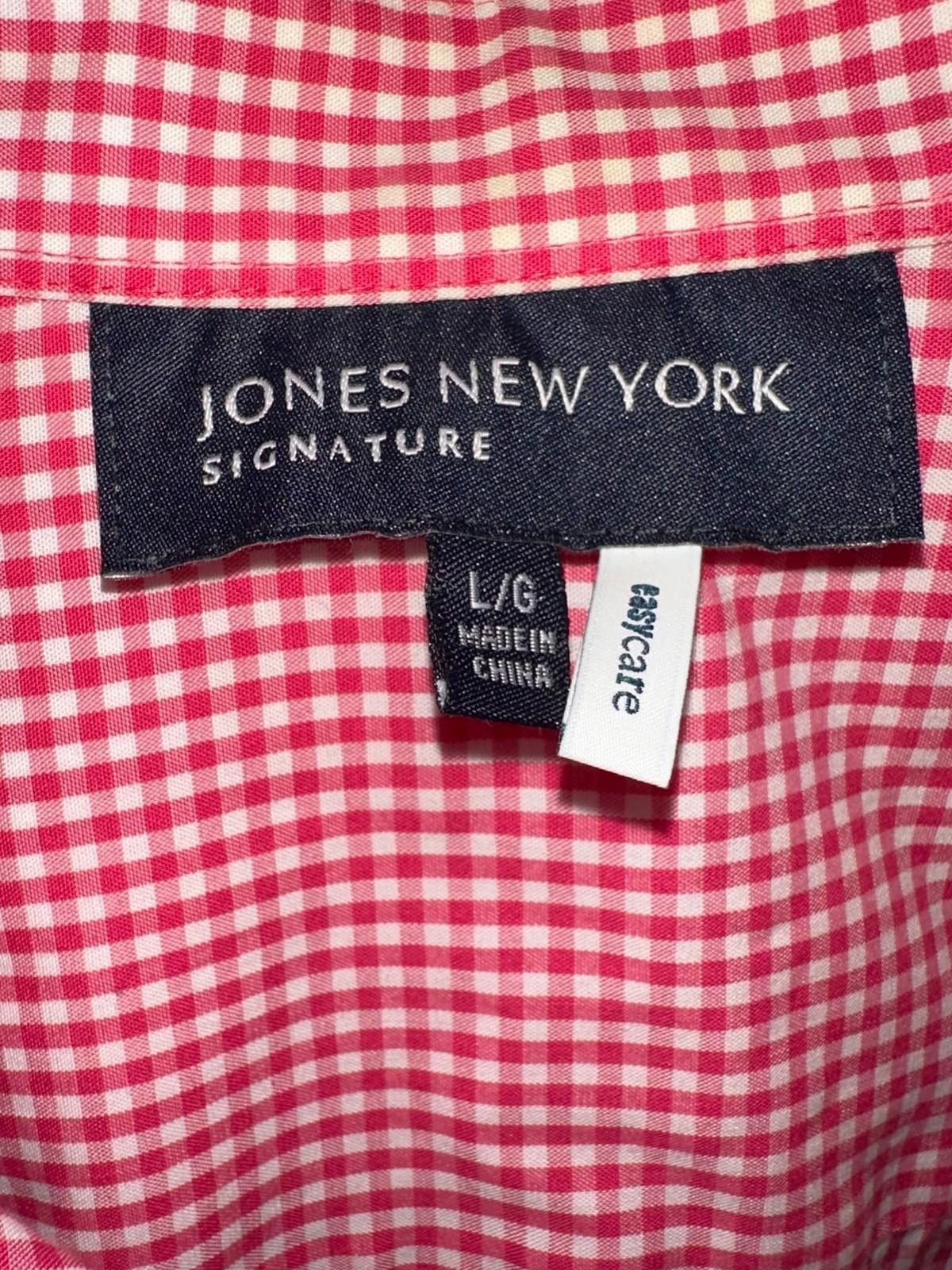 Jones New York Jones New York Signature – Red Check Shirt L Size L / US 10 / IT 46 - 5 Thumbnail